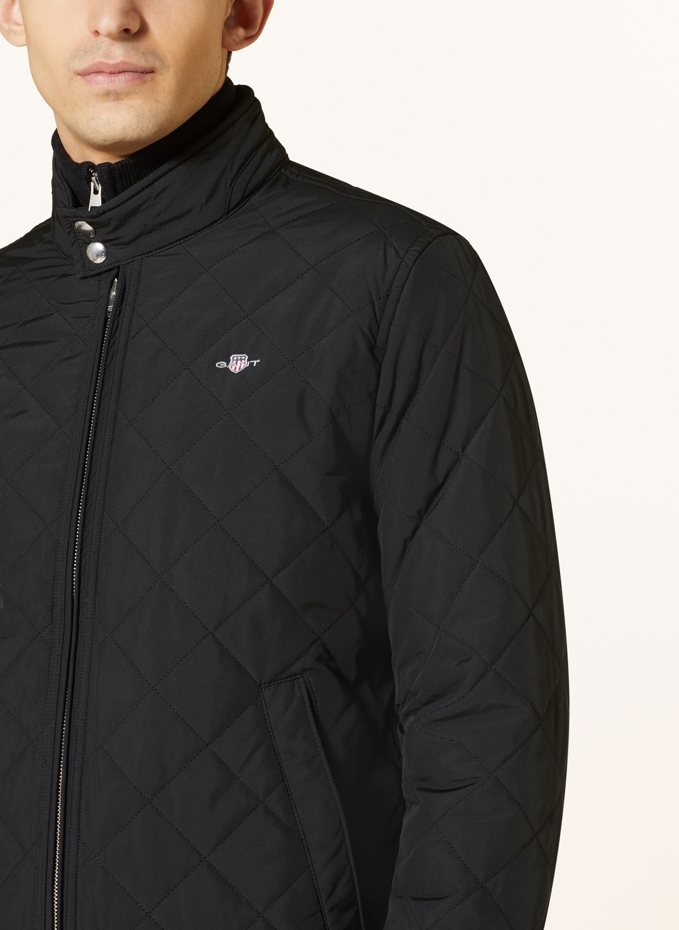 GANT veste matelassée: NOIR