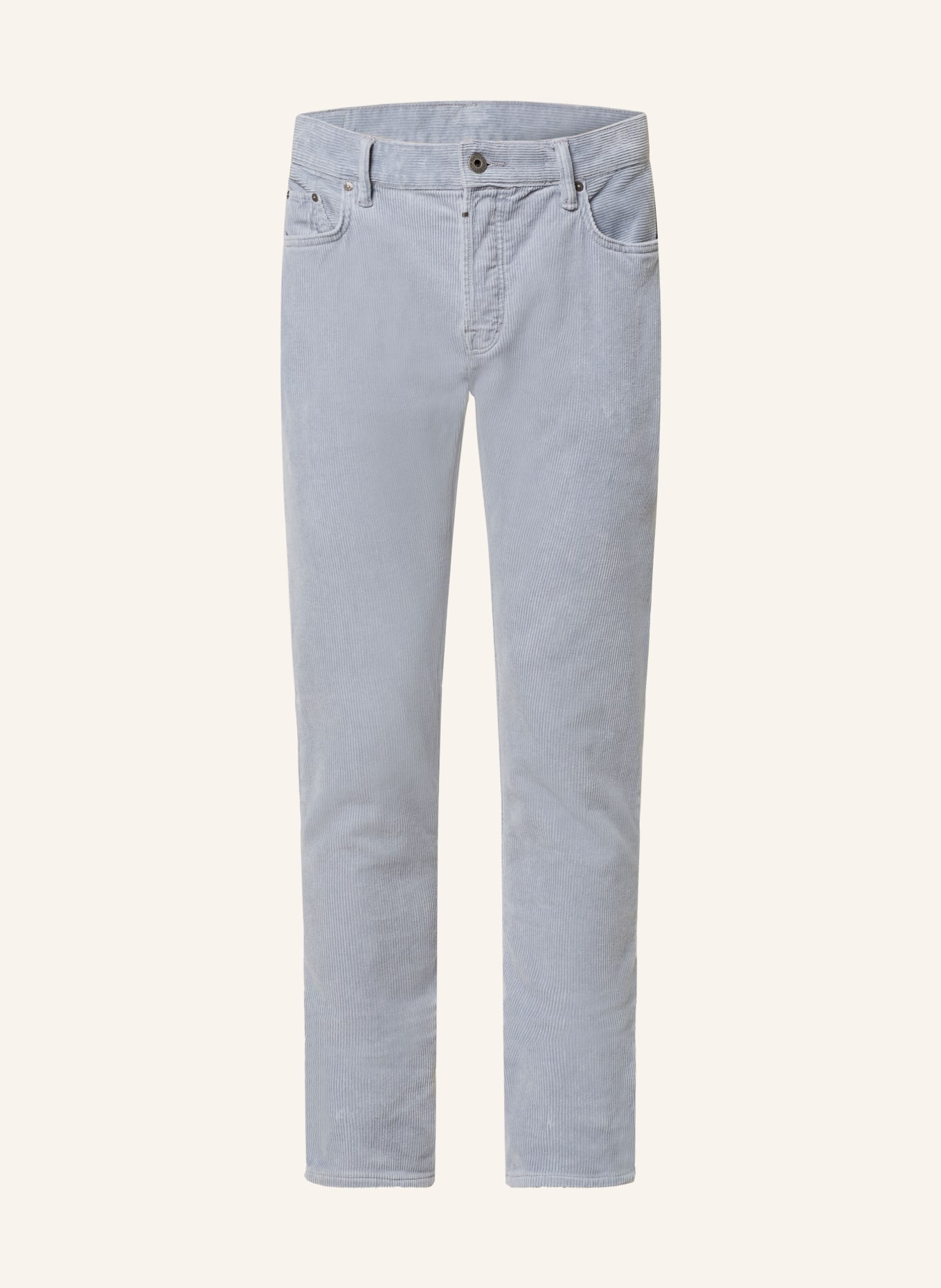 ALLSAINTS Corduroy trousers REX slim fit, Color: BLUE GRAY (Image 1)