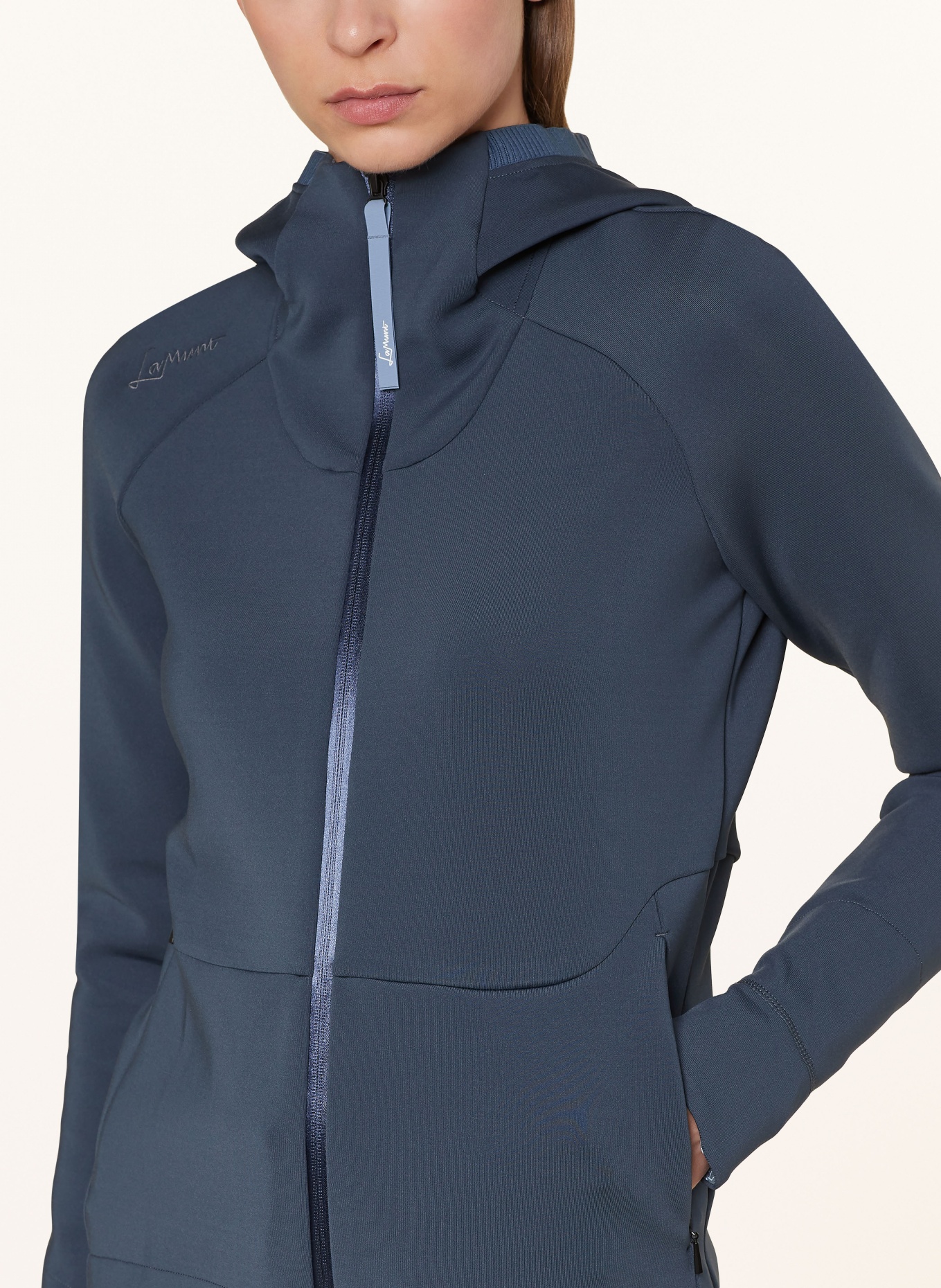 LaMunt Mid-layer jacket ANTJE, Color: DARK BLUE (Image 5)