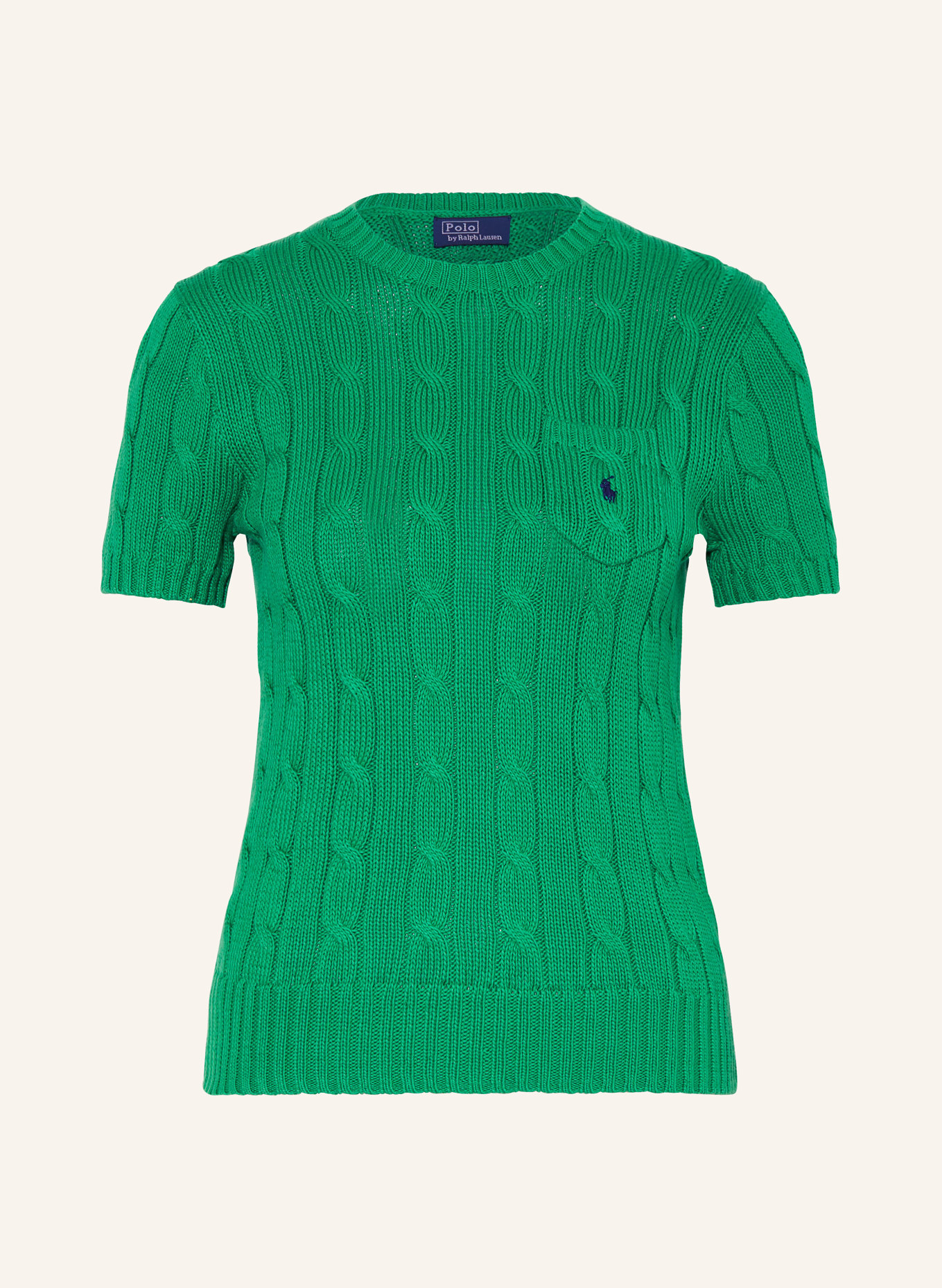 POLO RALPH LAUREN Strickshirt, Farbe: GRÜN (Bild 1)
