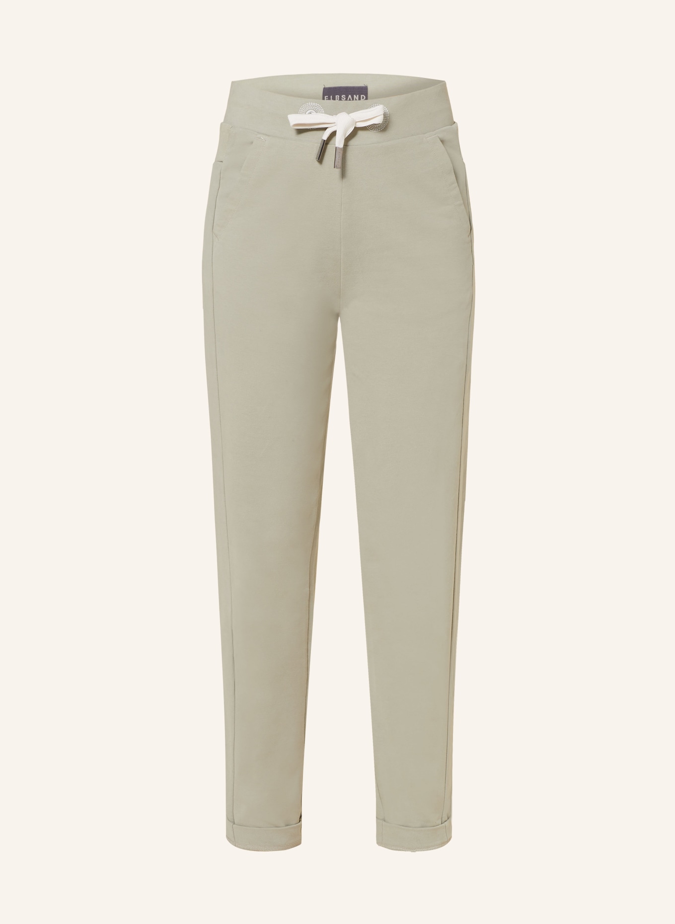 ELBSAND Spodnie dresowe BRINJA, Kolor: KHAKI (Obrazek 1)