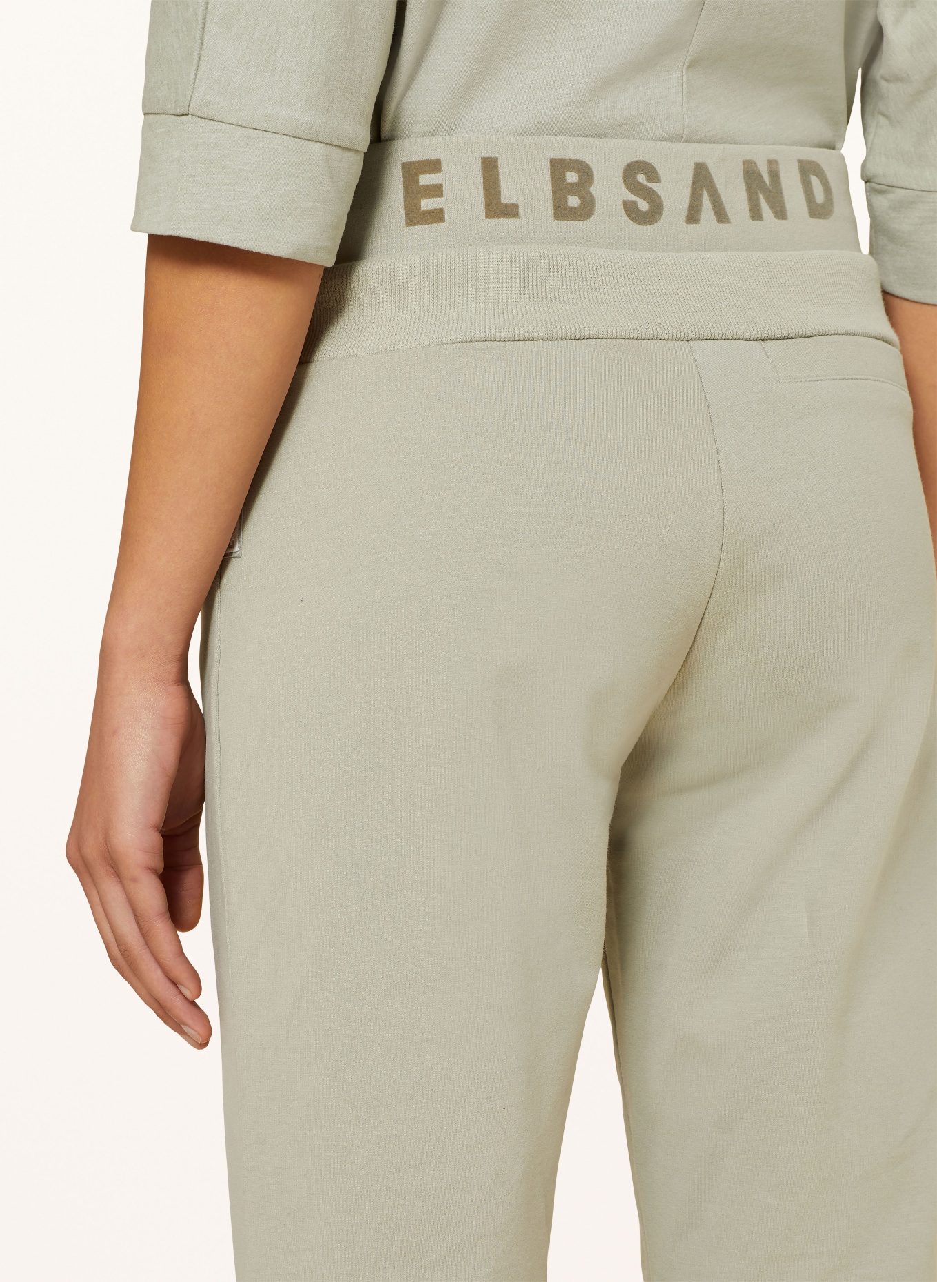 ELBSAND Spodnie dresowe BRINJA, Kolor: KHAKI (Obrazek 5)