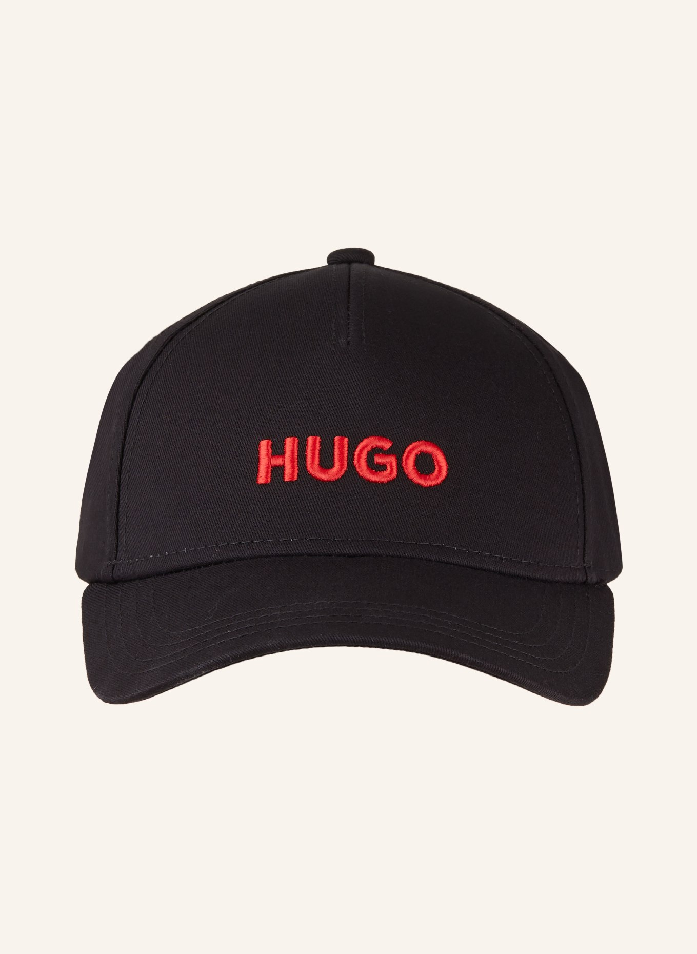 HUGO Cap JUDE, Color: BLACK/ RED (Image 2)