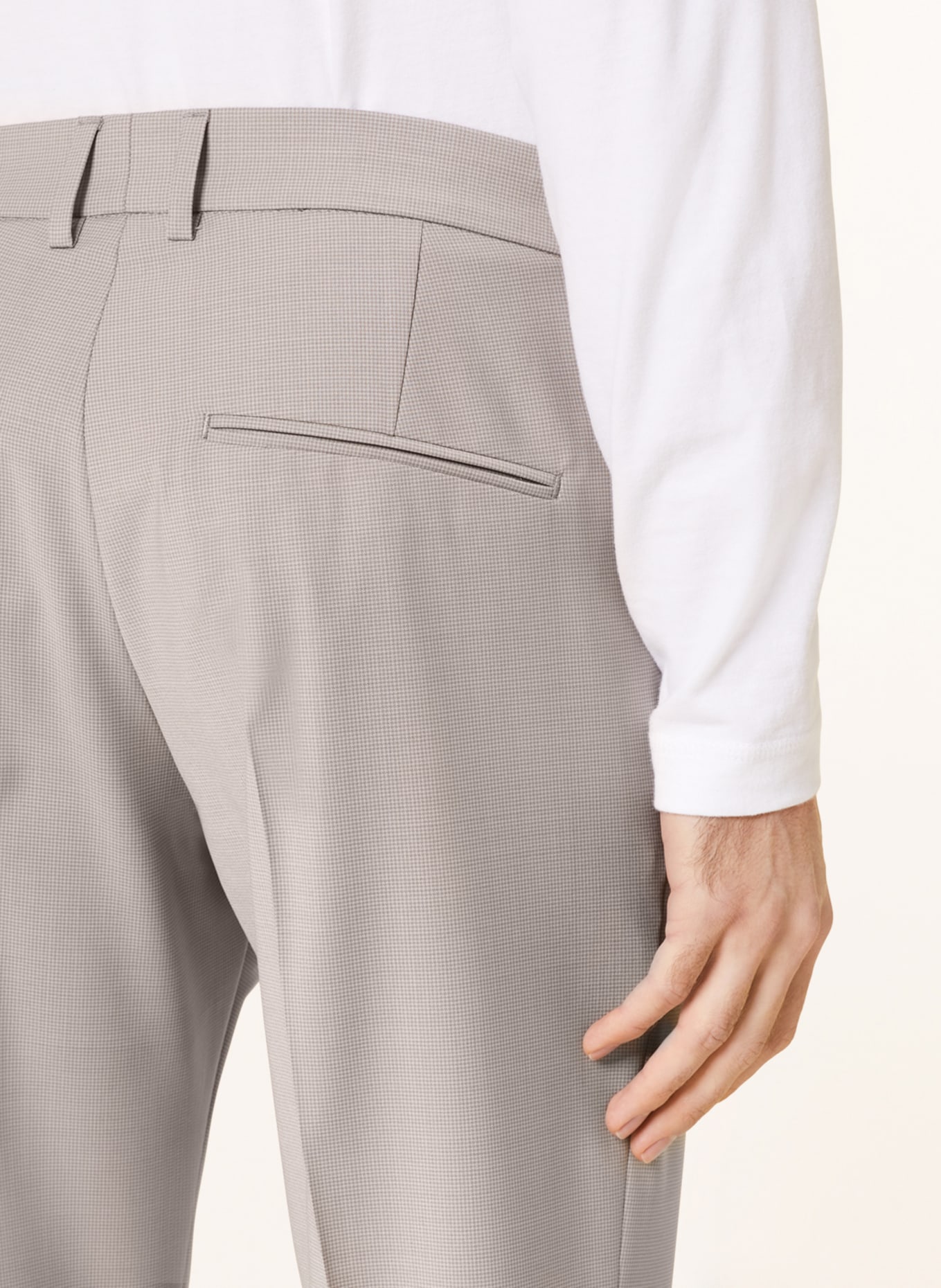DRYKORN Oblekové kalhoty AJEND Extra Slim Fit, Barva: SVĚTLE HNĚDÁ (Obrázek 6)