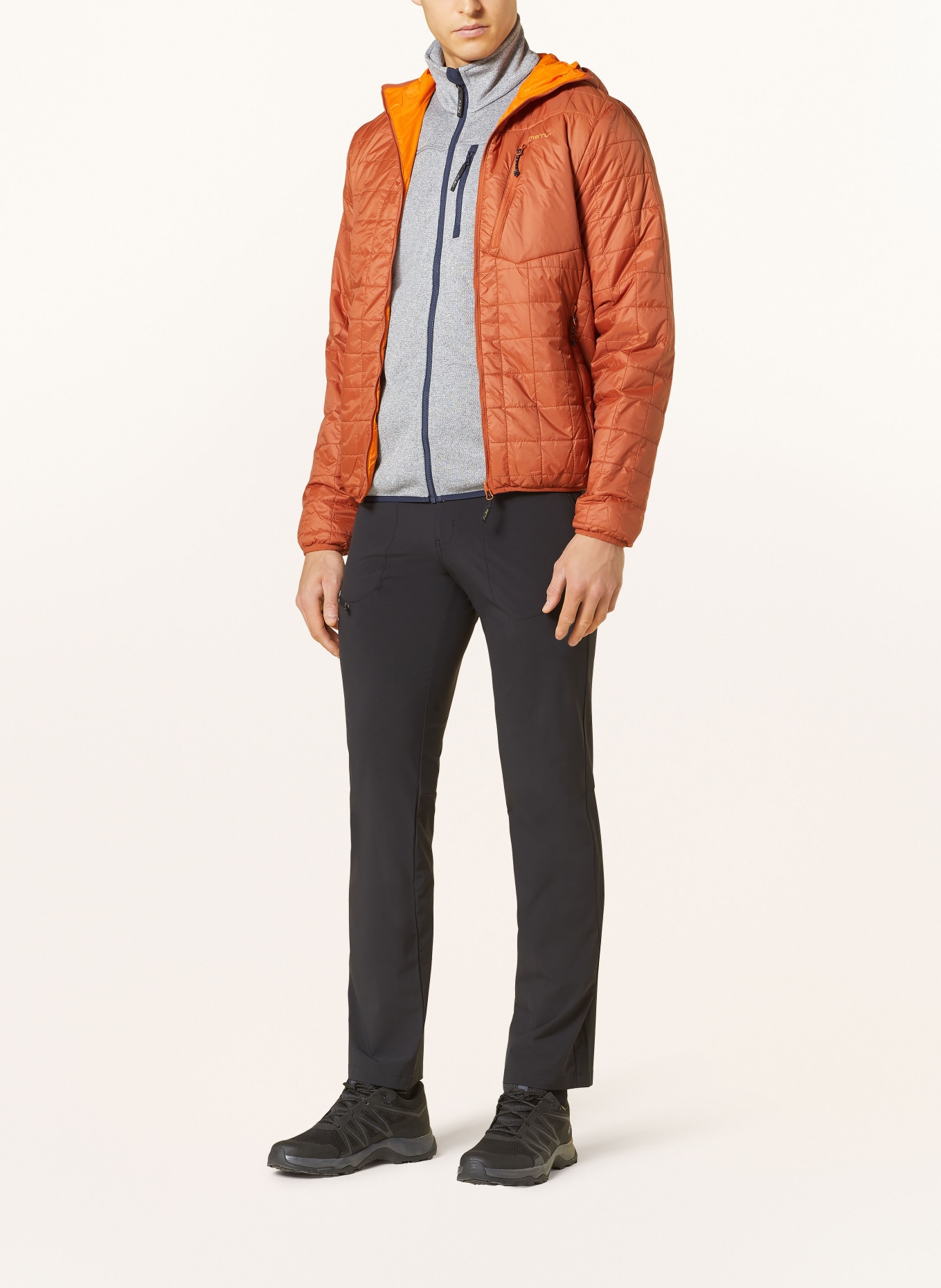 me°ru' Outdoor jacket NAKNEK reversible, Color: COGNAC (Image 2)