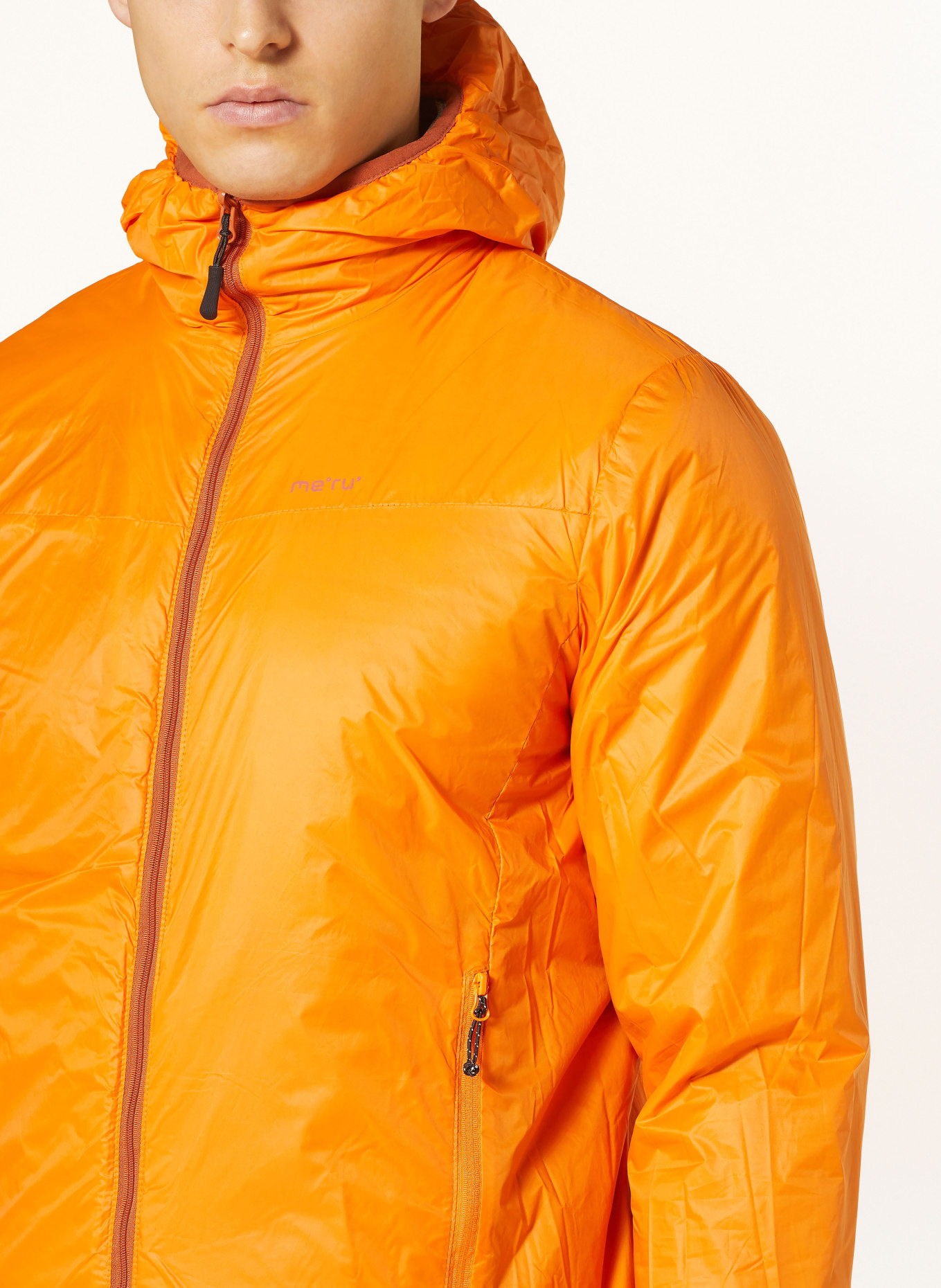 me°ru' Outdoor jacket NAKNEK reversible, Color: COGNAC (Image 7)