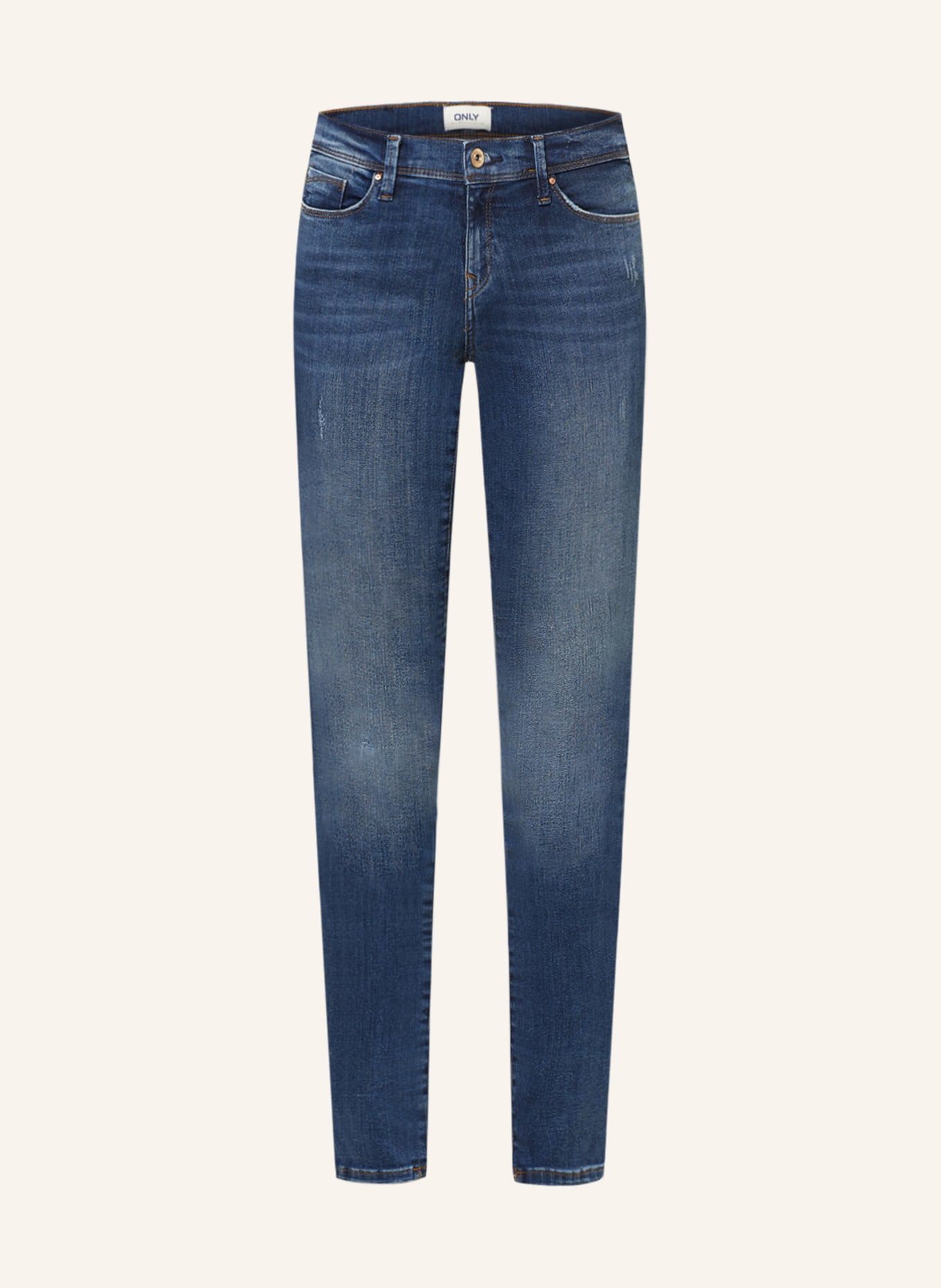ONLY Skinny Jeans, Farbe: DARK BLUE DENIM (Bild 1)