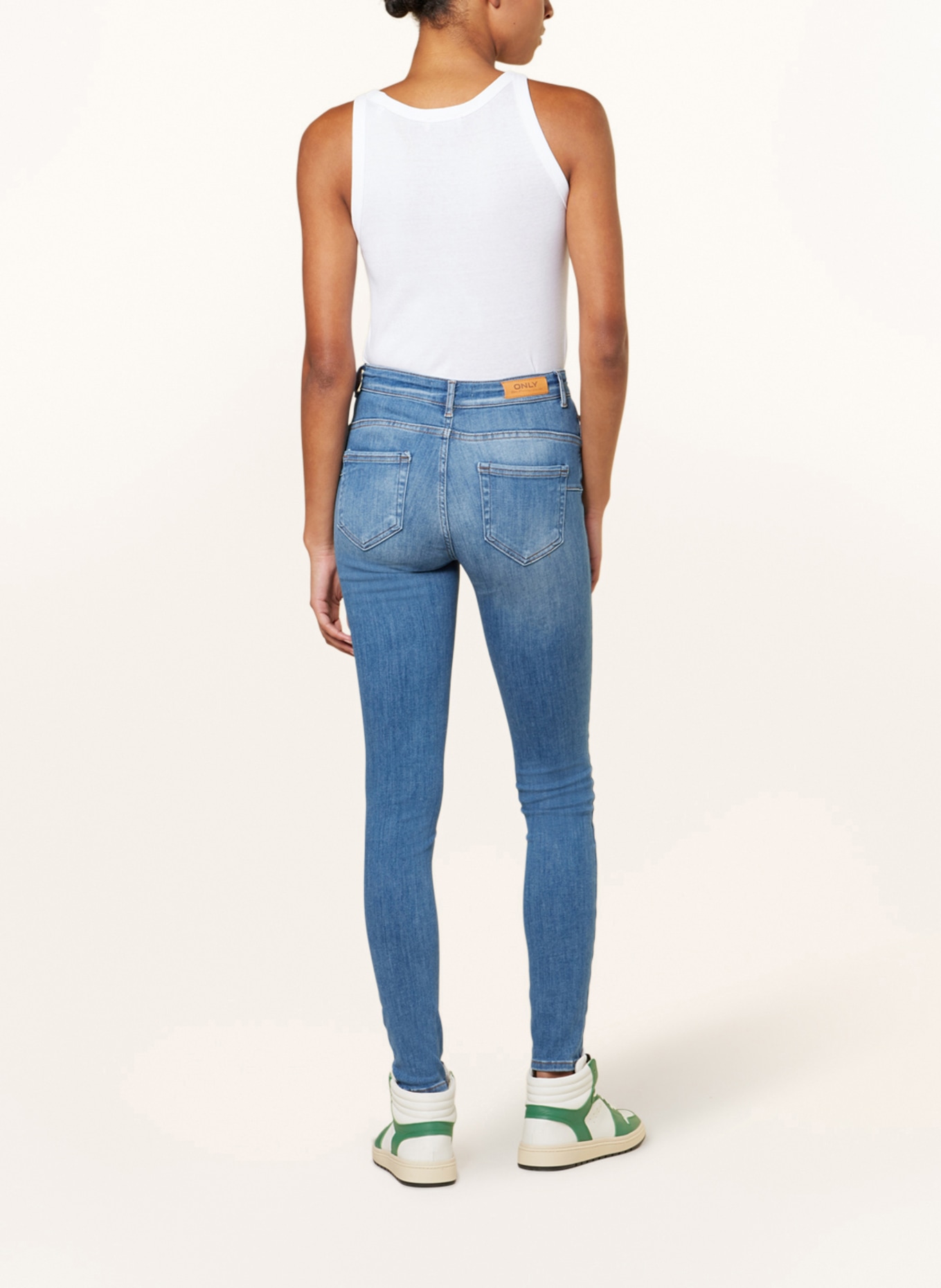 ONLY Skinny Jeans, Farbe: LIGHT BLUE DENIM (Bild 3)