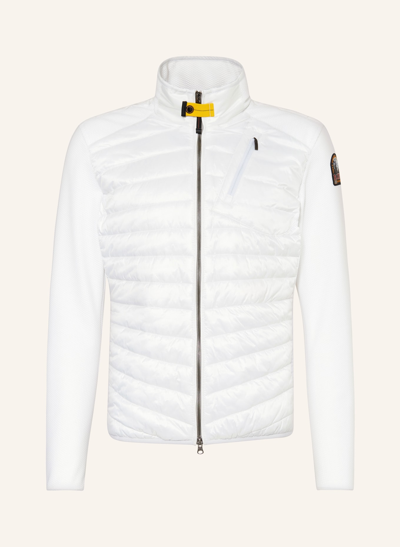 PARAJUMPERS Down jacket JAYDEN in a material mix, Color: WHITE (Image 1)