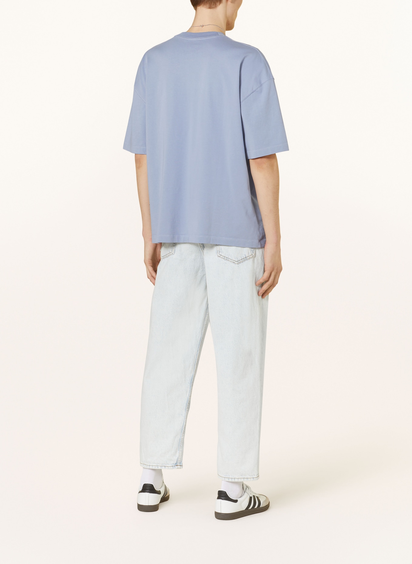 ALLSAINTS Oversized shirt SUBVERSE, Color: LIGHT BLUE (Image 3)