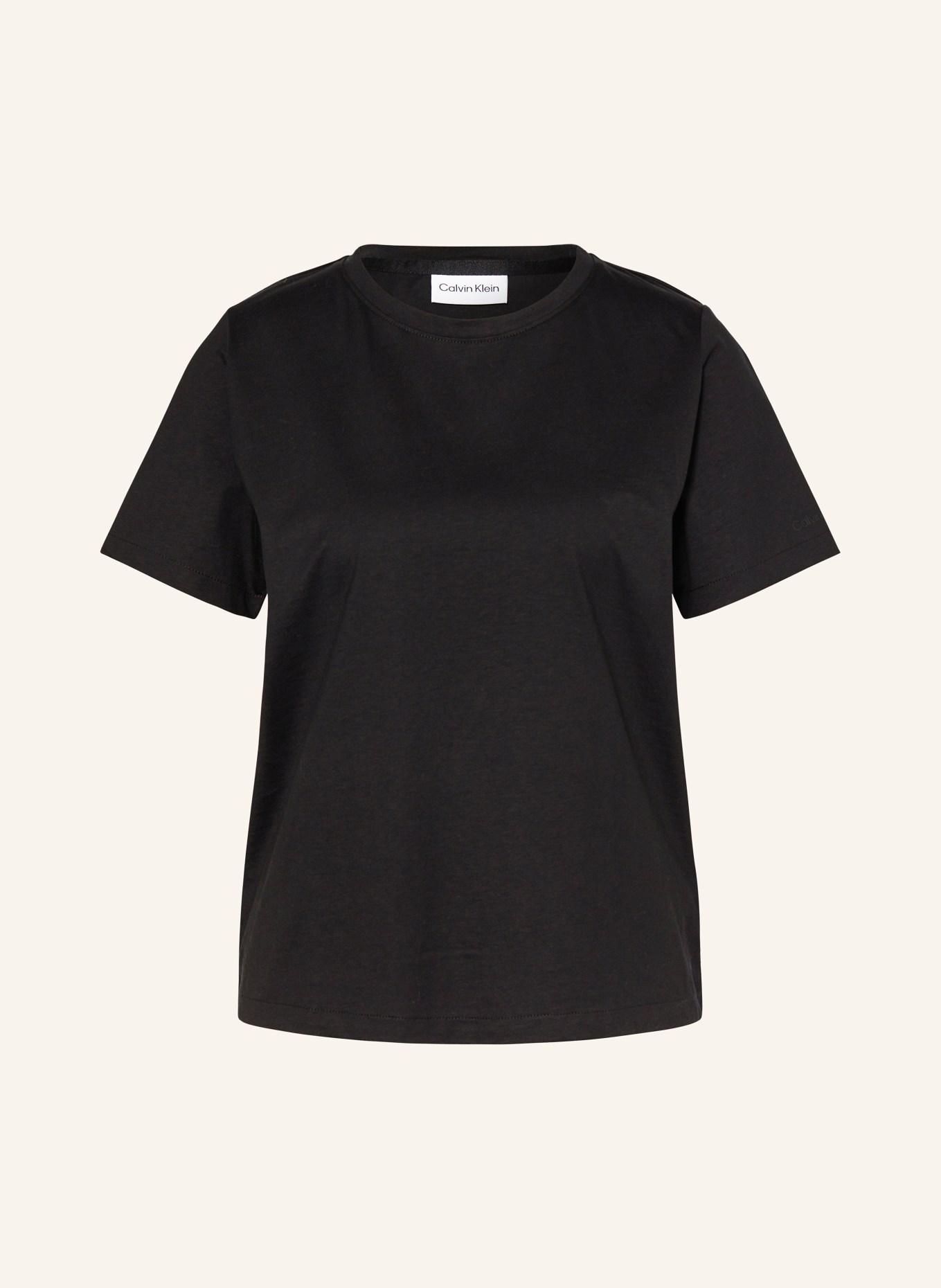 Black calvin klein t shirt womens cheap