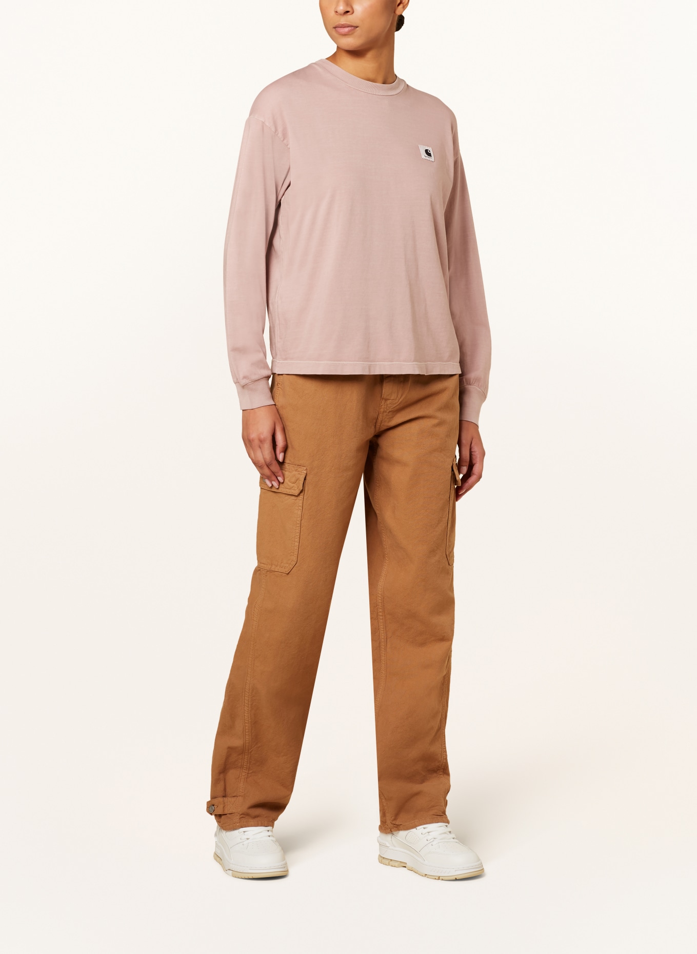 carhartt WIP Long sleeve shirt NELSON, Color: ROSE (Image 2)