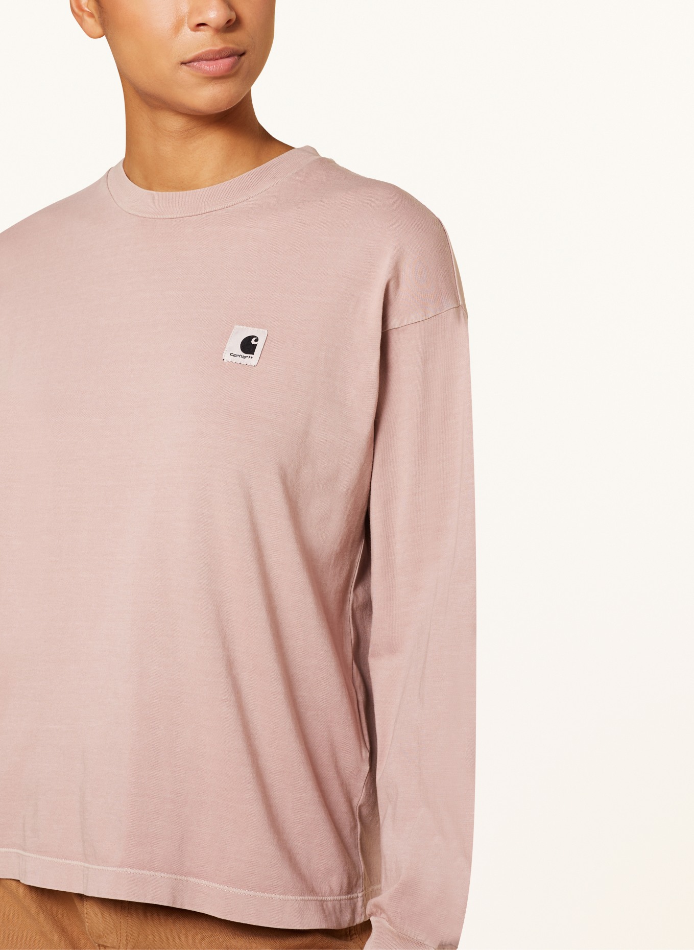 carhartt WIP Long sleeve shirt NELSON, Color: ROSE (Image 4)