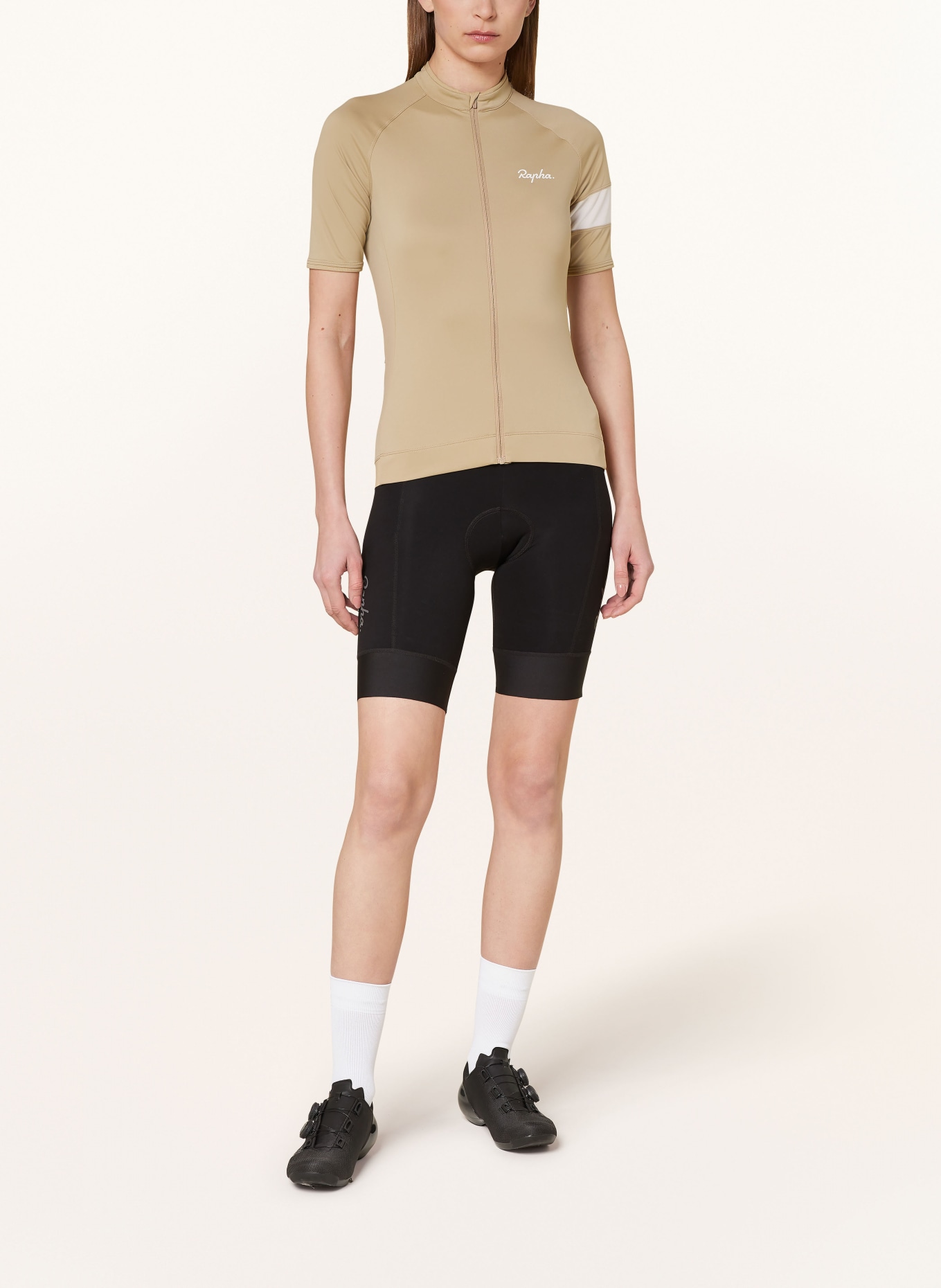 Rapha Cycling jersey CORE JERSEY, Color: BEIGE/ ECRU (Image 2)