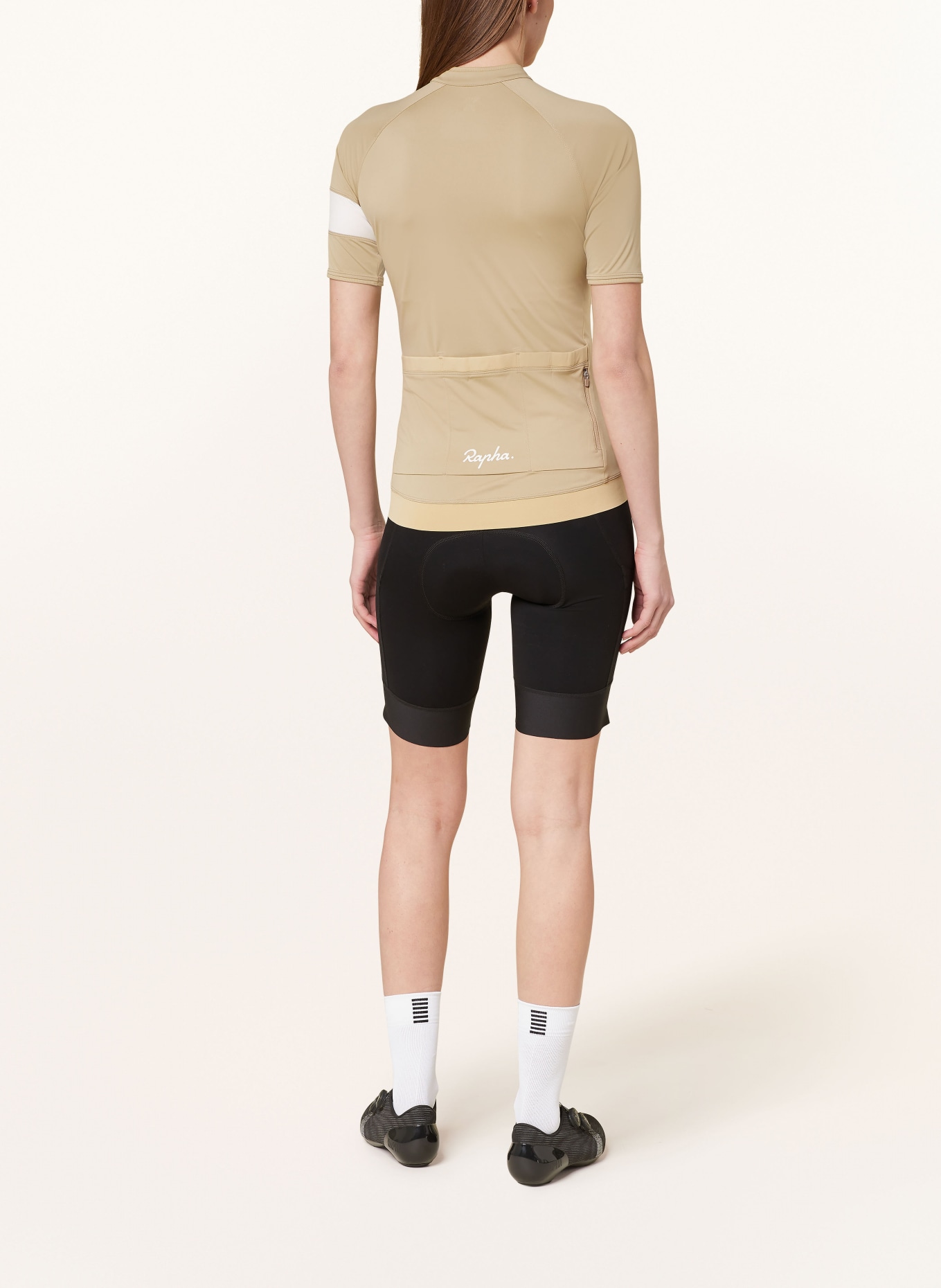 Rapha Cycling jersey CORE JERSEY, Color: BEIGE/ ECRU (Image 3)