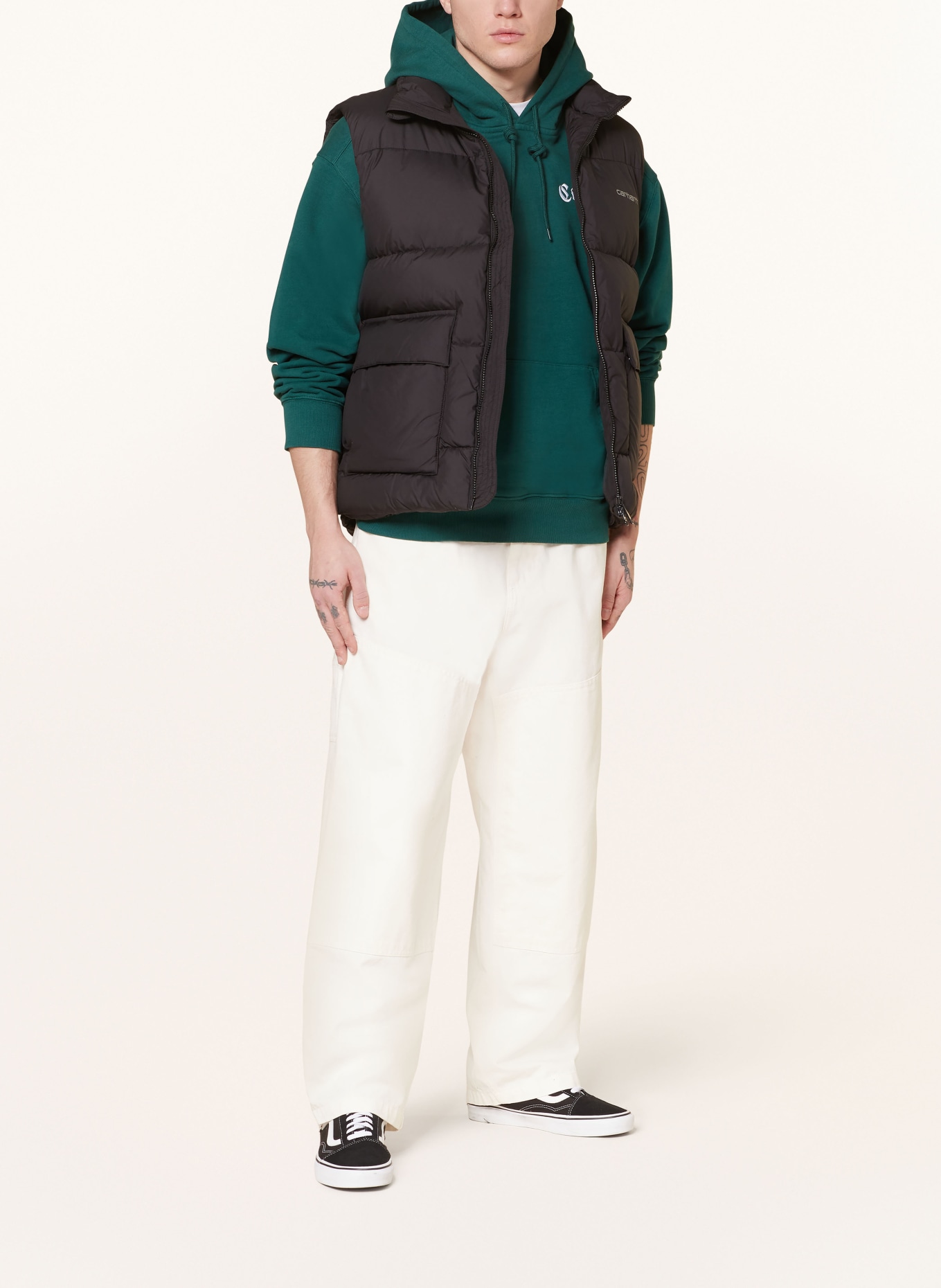 carhartt WIP Quilted vest SPRINGFIELD, Color: BLACK (Image 2)
