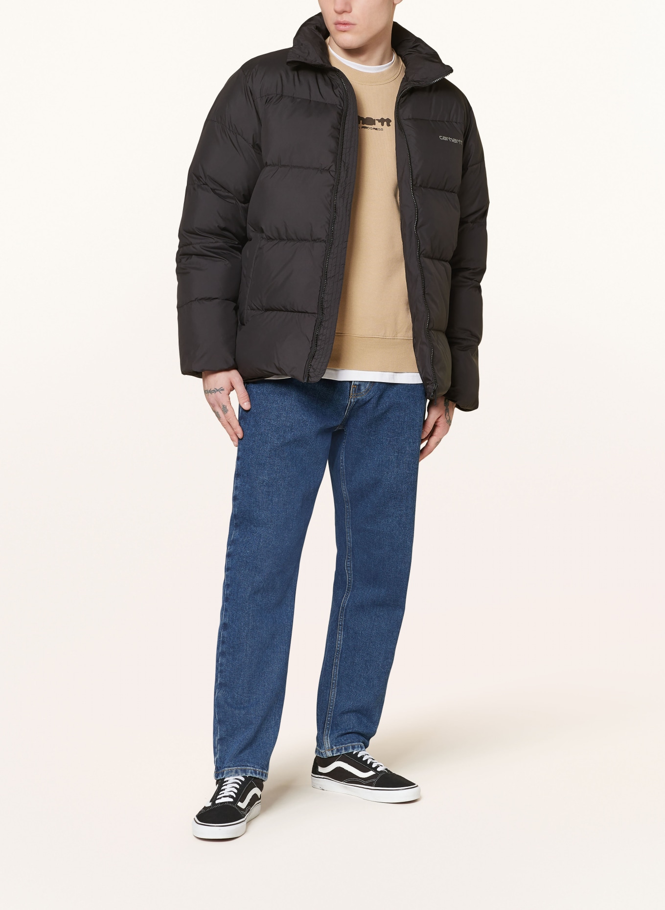 carhartt WIP Quilted jacket SPRINGFIELD, Color: BLACK (Image 2)
