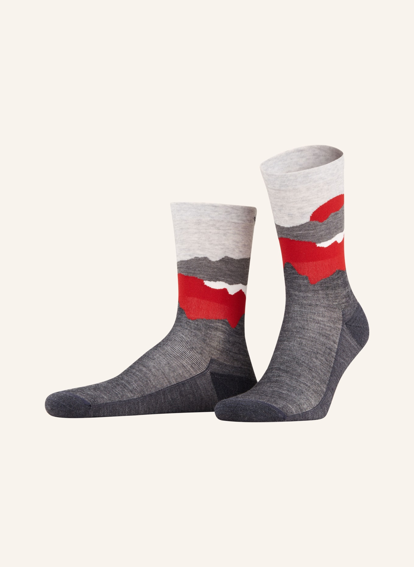 LaMunt Trekking socks MARTHA in merino wool, Color: 0880 rocky (Image 1)