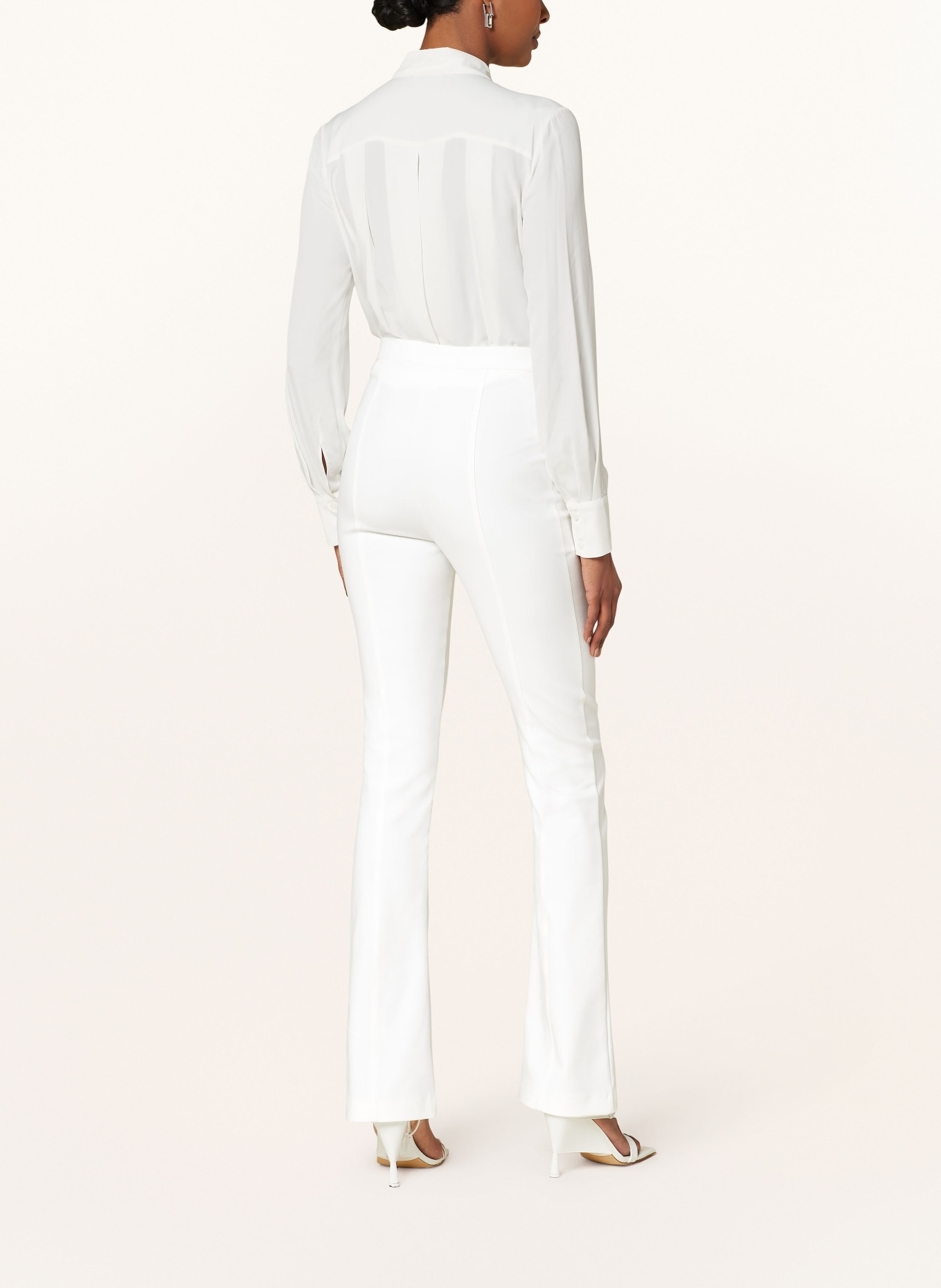 PATRIZIA PEPE Wide leg trousers, Color: WHITE (Image 3)