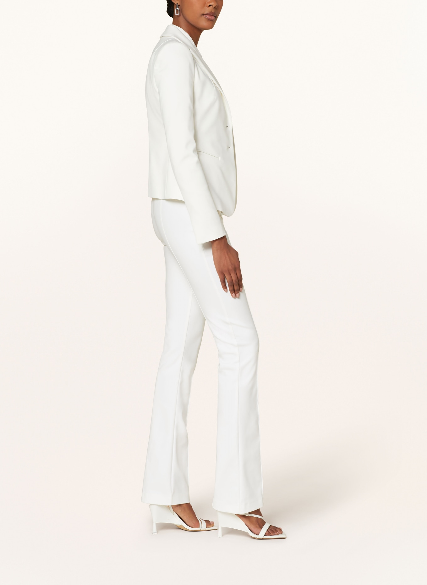PATRIZIA PEPE Wide leg trousers, Color: WHITE (Image 4)