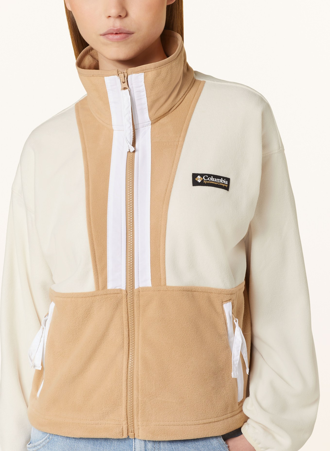 Columbia Fleece jacket BACK BOWL™, Color: ECRU/ BEIGE (Image 4)