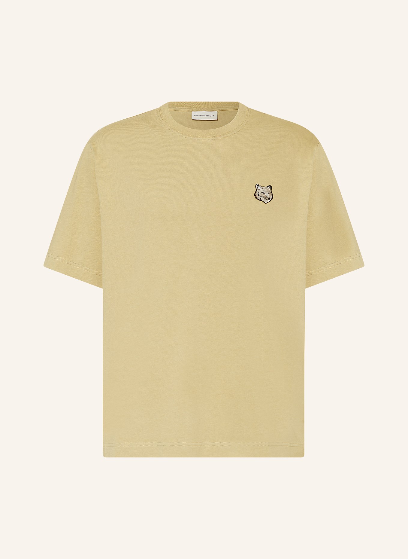 MAISON KITSUNÉ T-shirt, Kolor: OLIWKOWY (Obrazek 1)