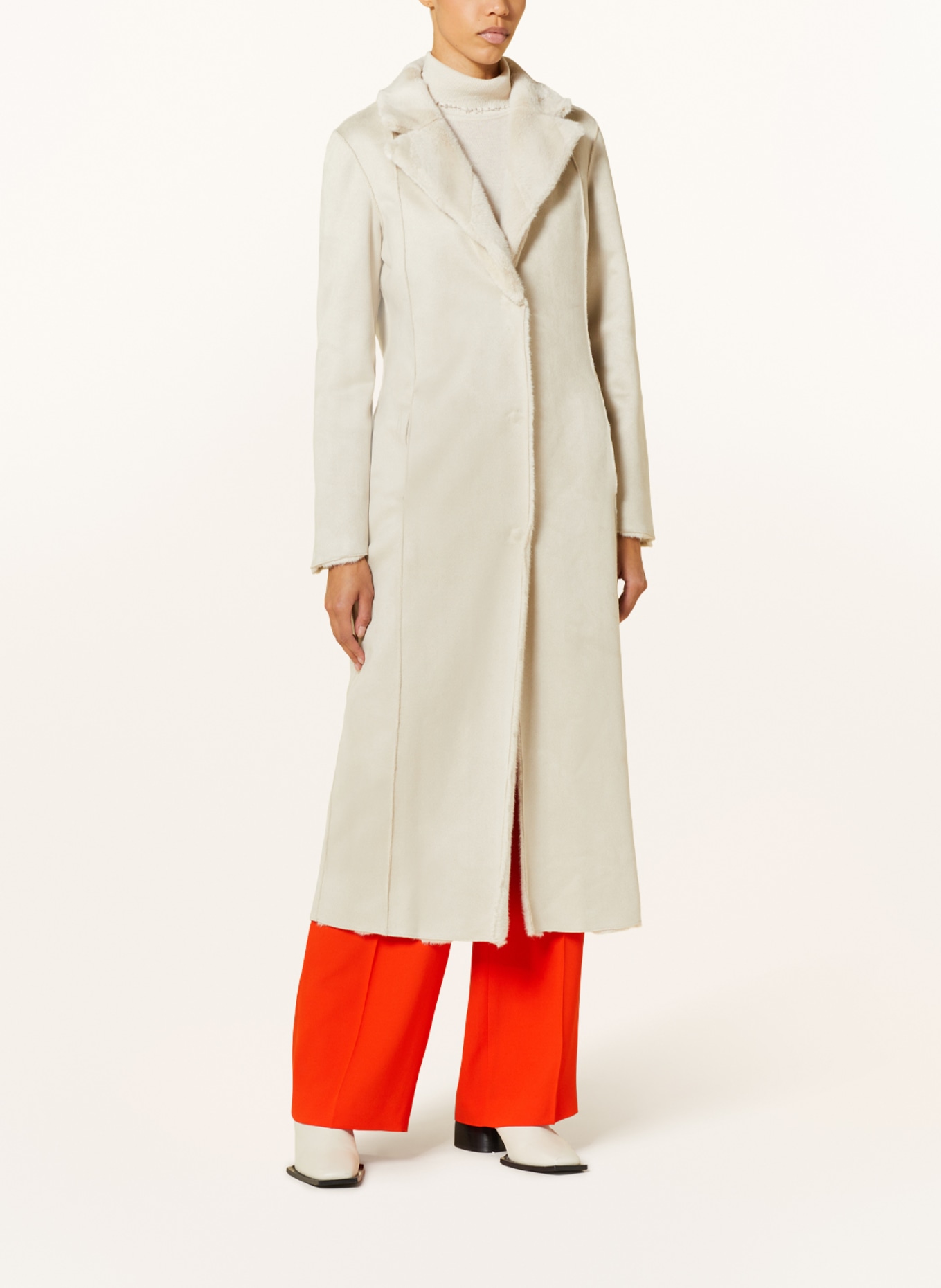 BEAUMONT Oboustranný kabát z umělé kožešiny UNA, Barva: SVĚTLE ŠEDÁ (Obrázek 3)