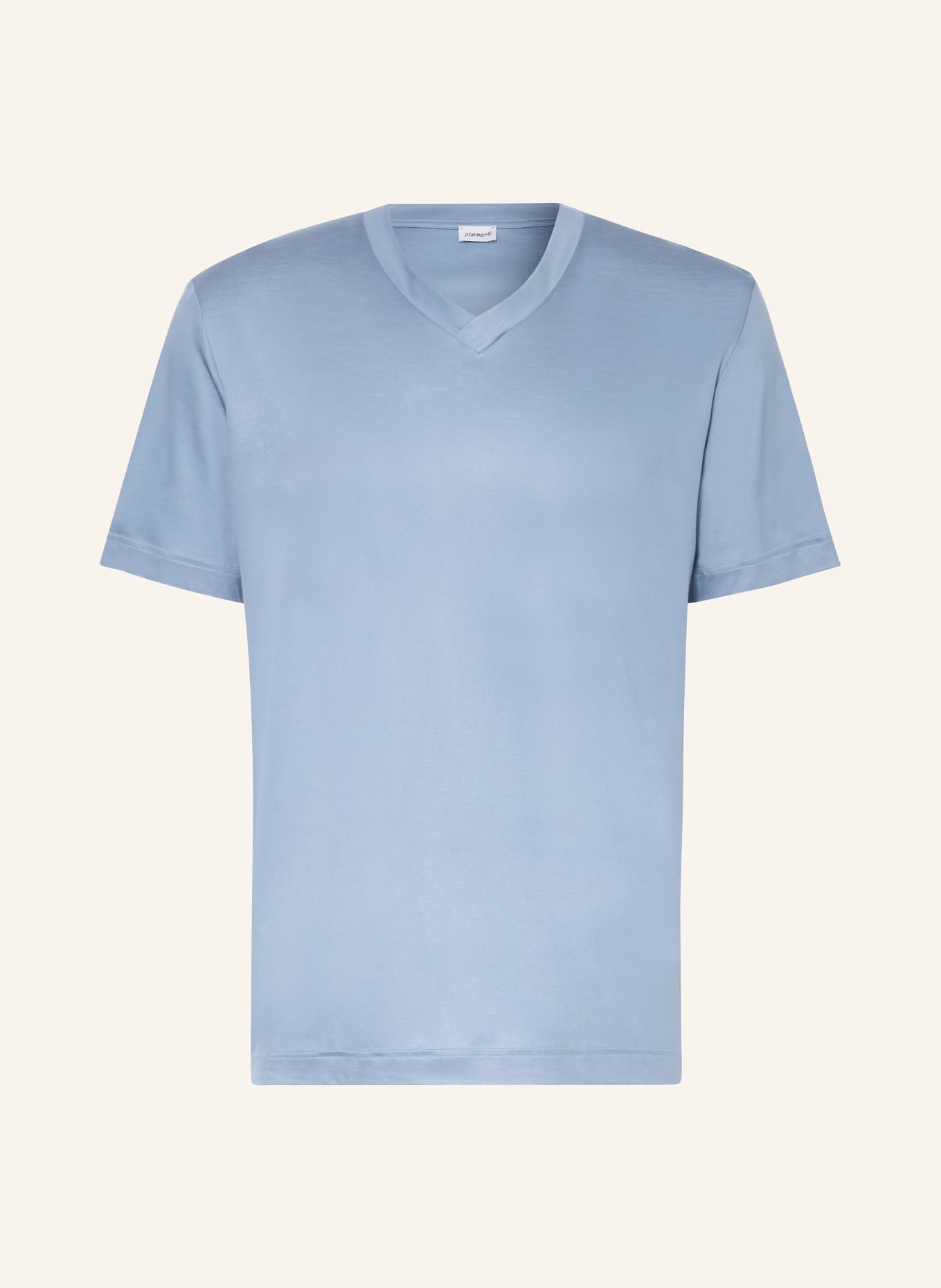 zimmerli Koszulka od piżamy SUSTAINABLE LUXURY, Kolor: SZARONIEBIESKI (Obrazek 1)