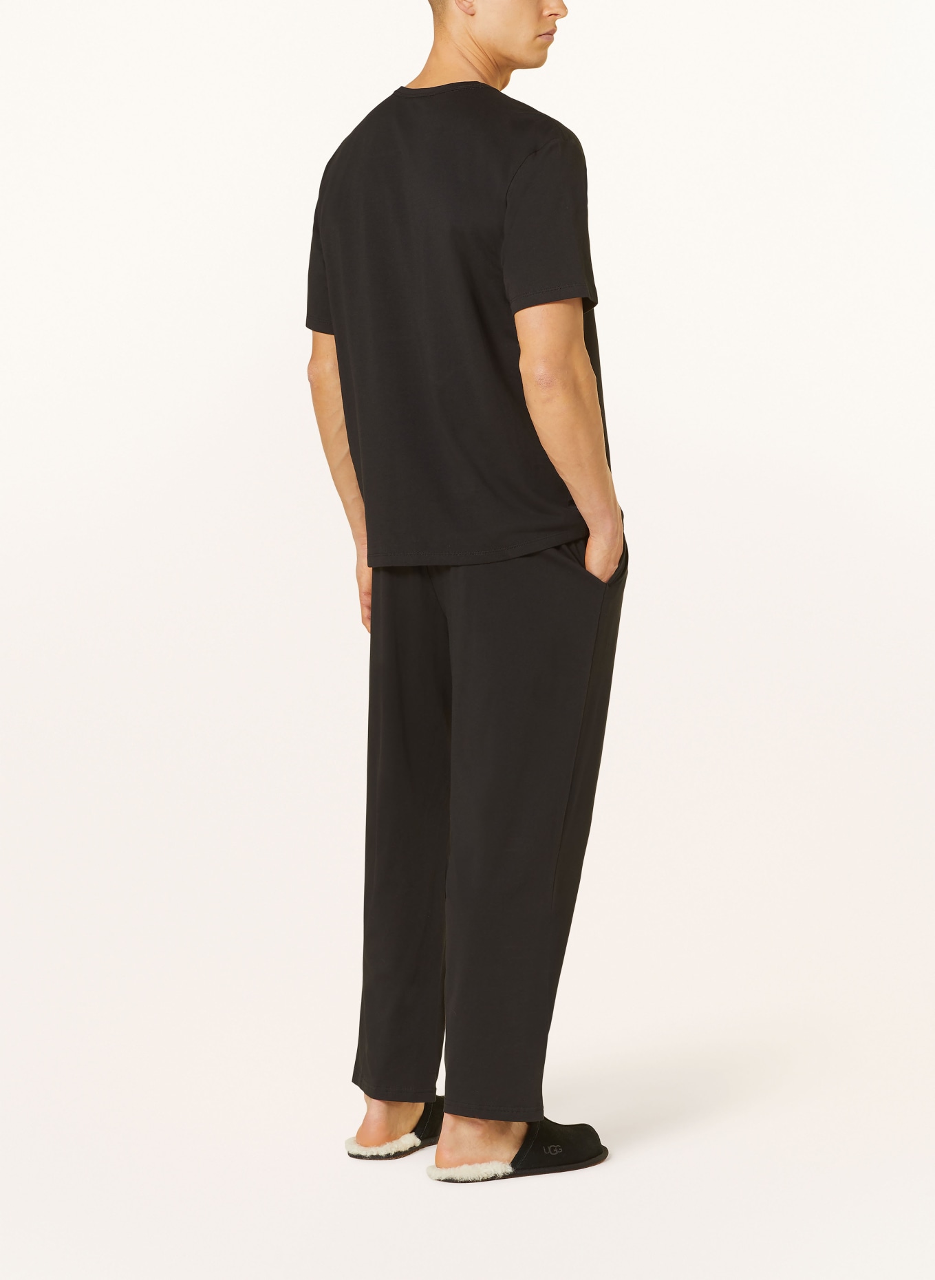 Calvin Klein Pajama shirt PURE COTTON, Color: BLACK (Image 3)
