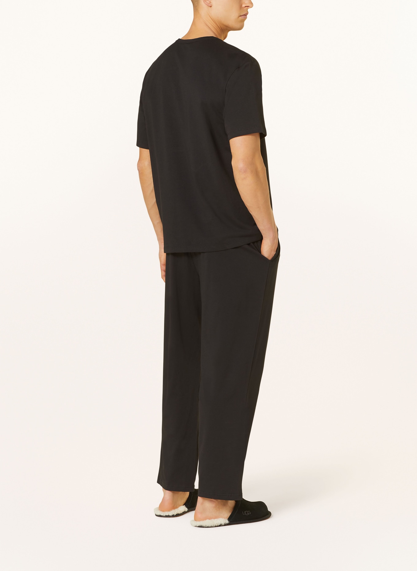 Calvin Klein Koszulka od piżamy PURE COTTON: CZARNY