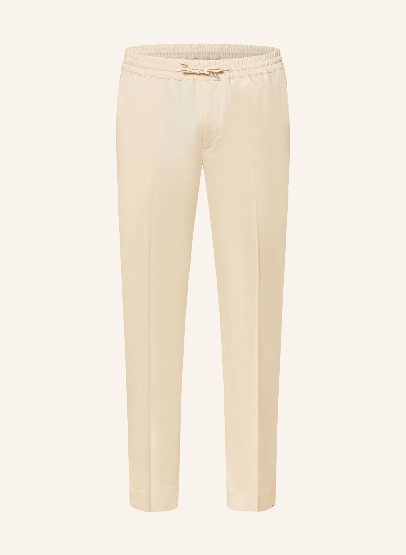 SANDRO Spodnie regular fit w stylu dresowym, Kolor: BEŻOWY (Obrazek 1)