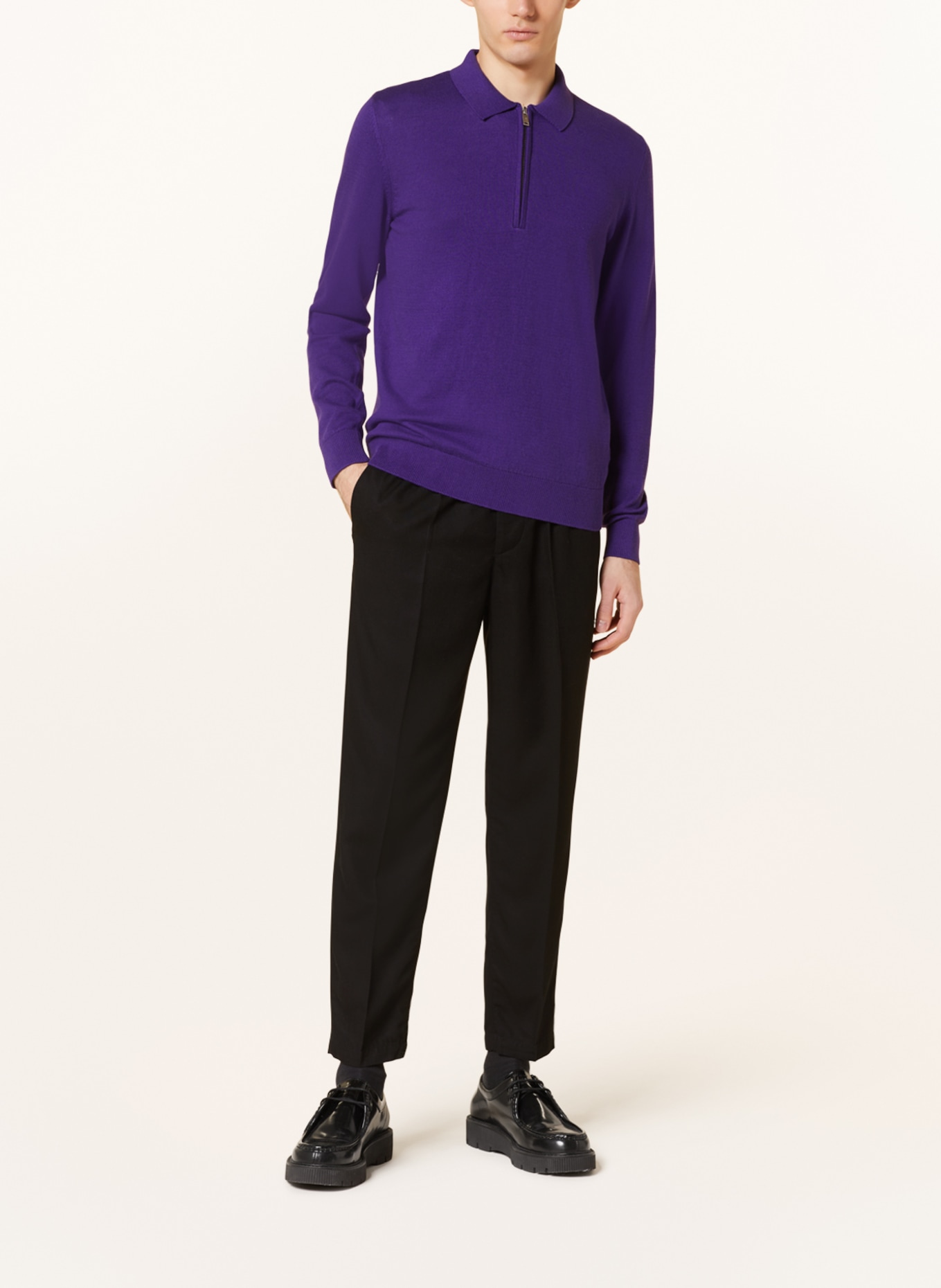 ARMEDANGELS Trousers SKOGAA tapered fit, Color: BLACK (Image 2)