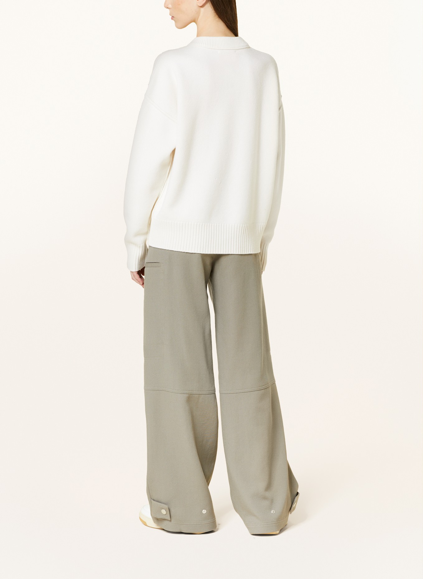 AMI PARIS Sweater, Color: WHITE/ RED (Image 3)