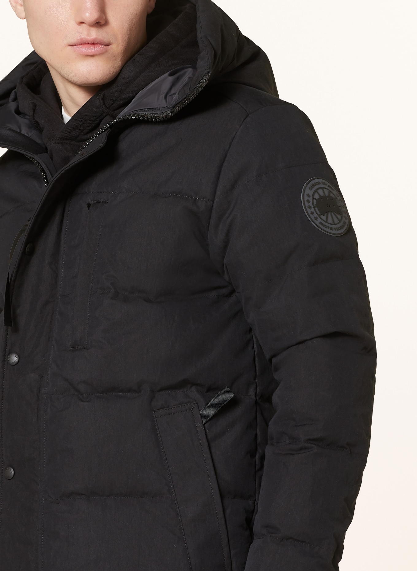 CANADA GOOSE Péřová parka CARSON, Barva: ČERNÁ (Obrázek 5)