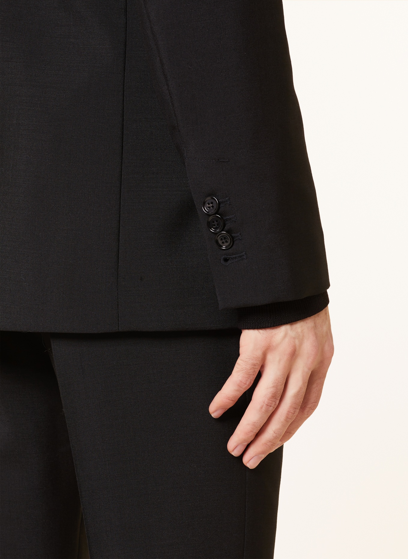AMI PARIS Oblekové sako Regular Fit, Barva: 001 BLACK (Obrázek 6)