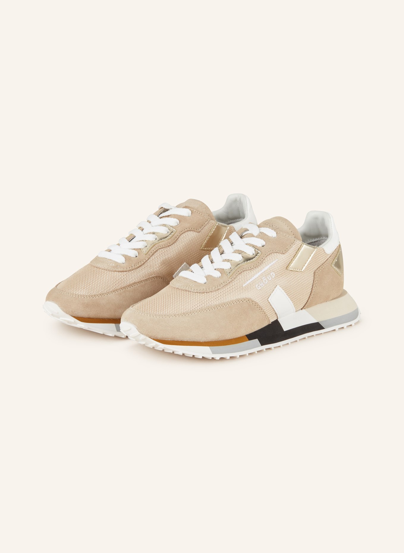 GHOUD Sneakers, Color: BEIGE/ WHITE/ GOLD (Image 1)