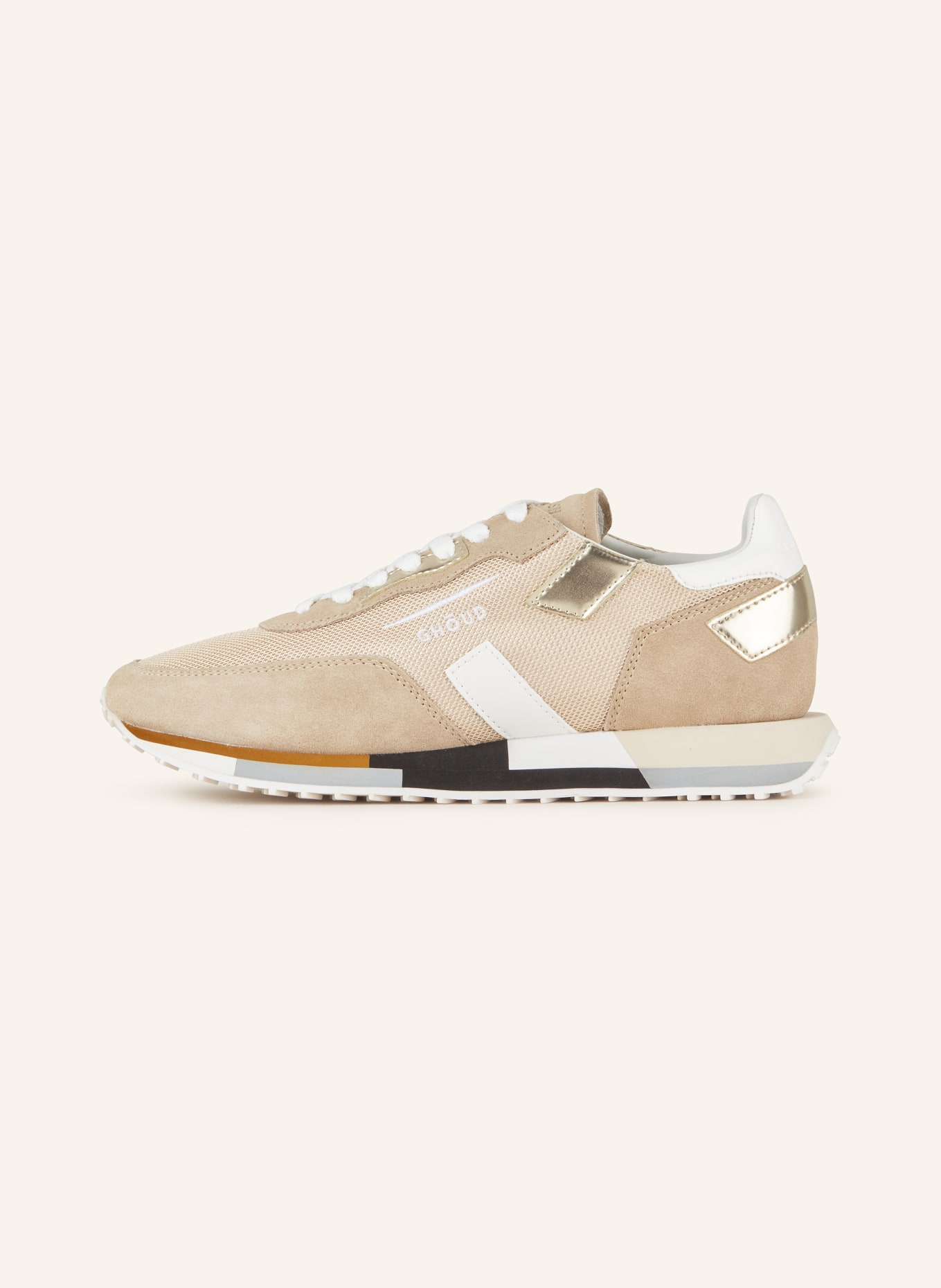 GHOUD Sneakers, Color: BEIGE/ WHITE/ GOLD (Image 4)