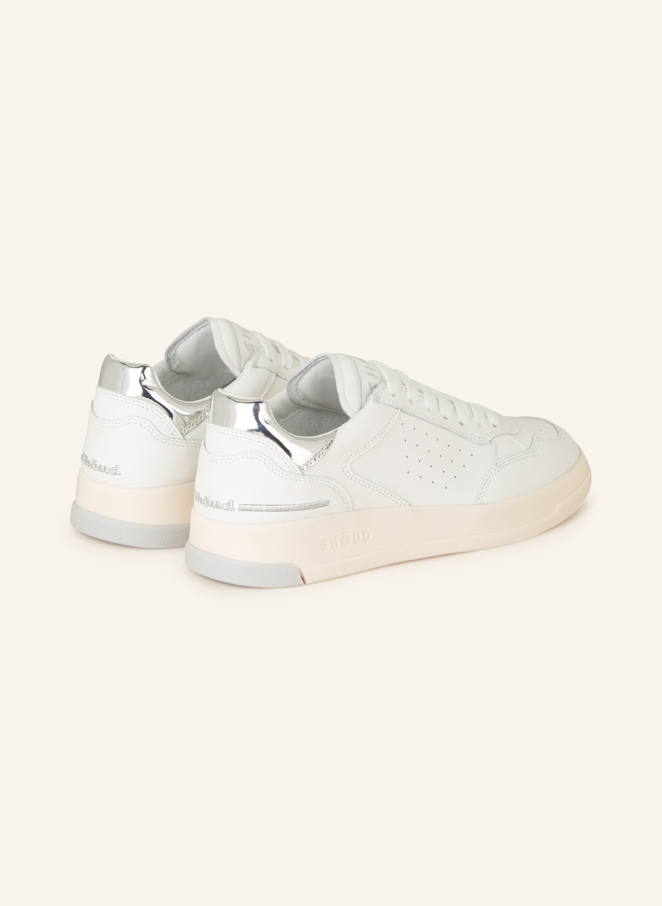 GHOUD Sneakers TWEENER, Color: WHITE/ SILVER (Image 2)