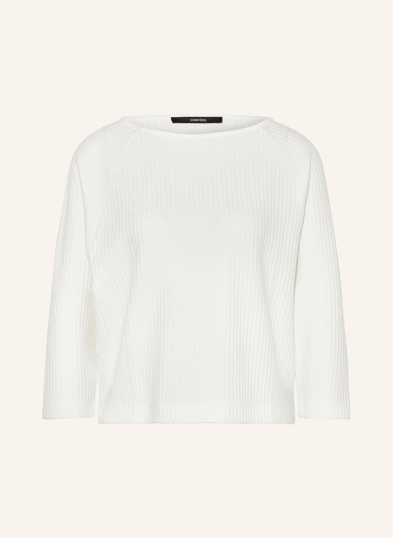 someday Shirt KAYUMI with 3/4 sleeves, Color: WHITE (Image 1)