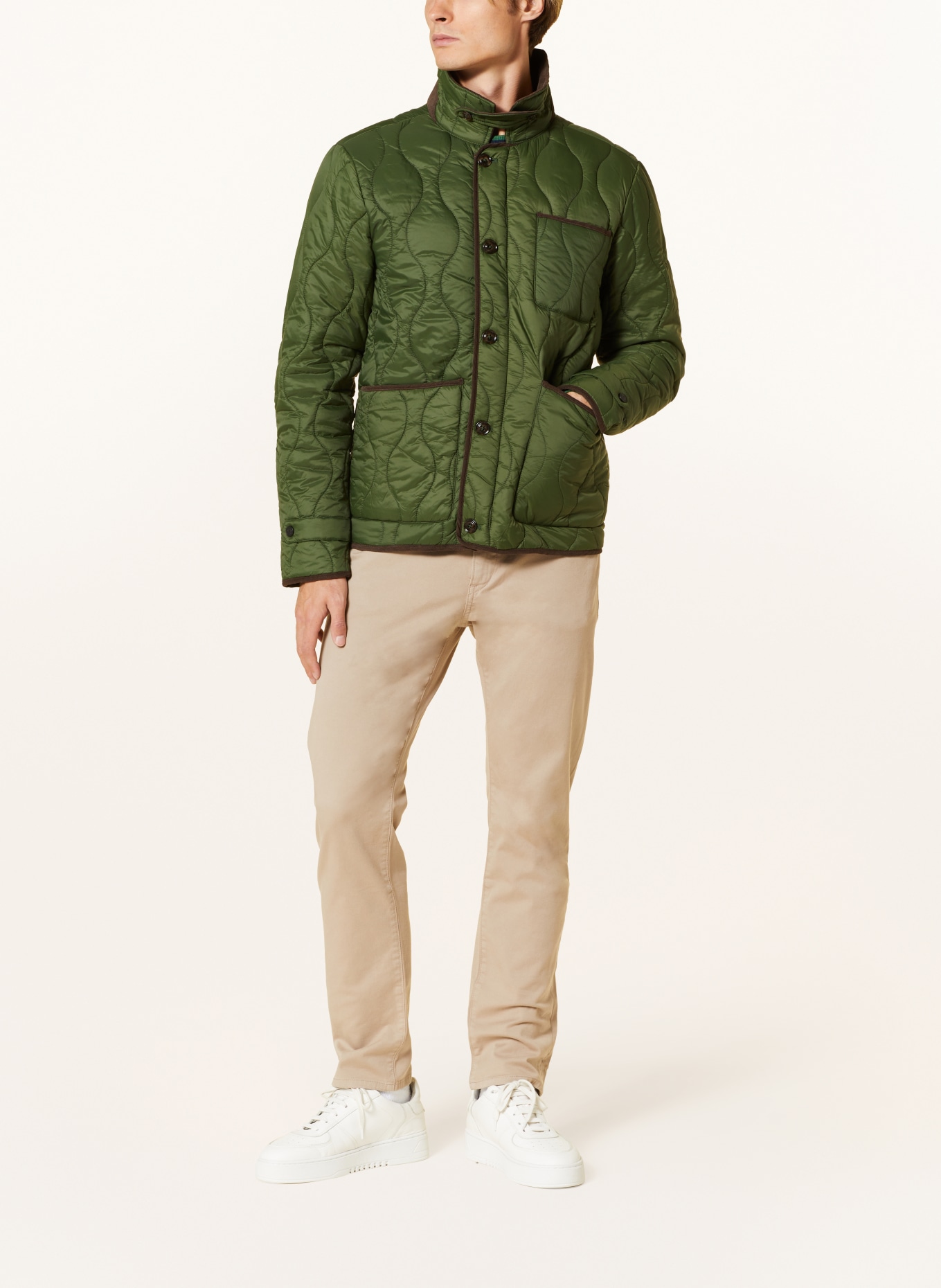 LA MARTINA Quilted jacket, Color: DARK GREEN (Image 2)