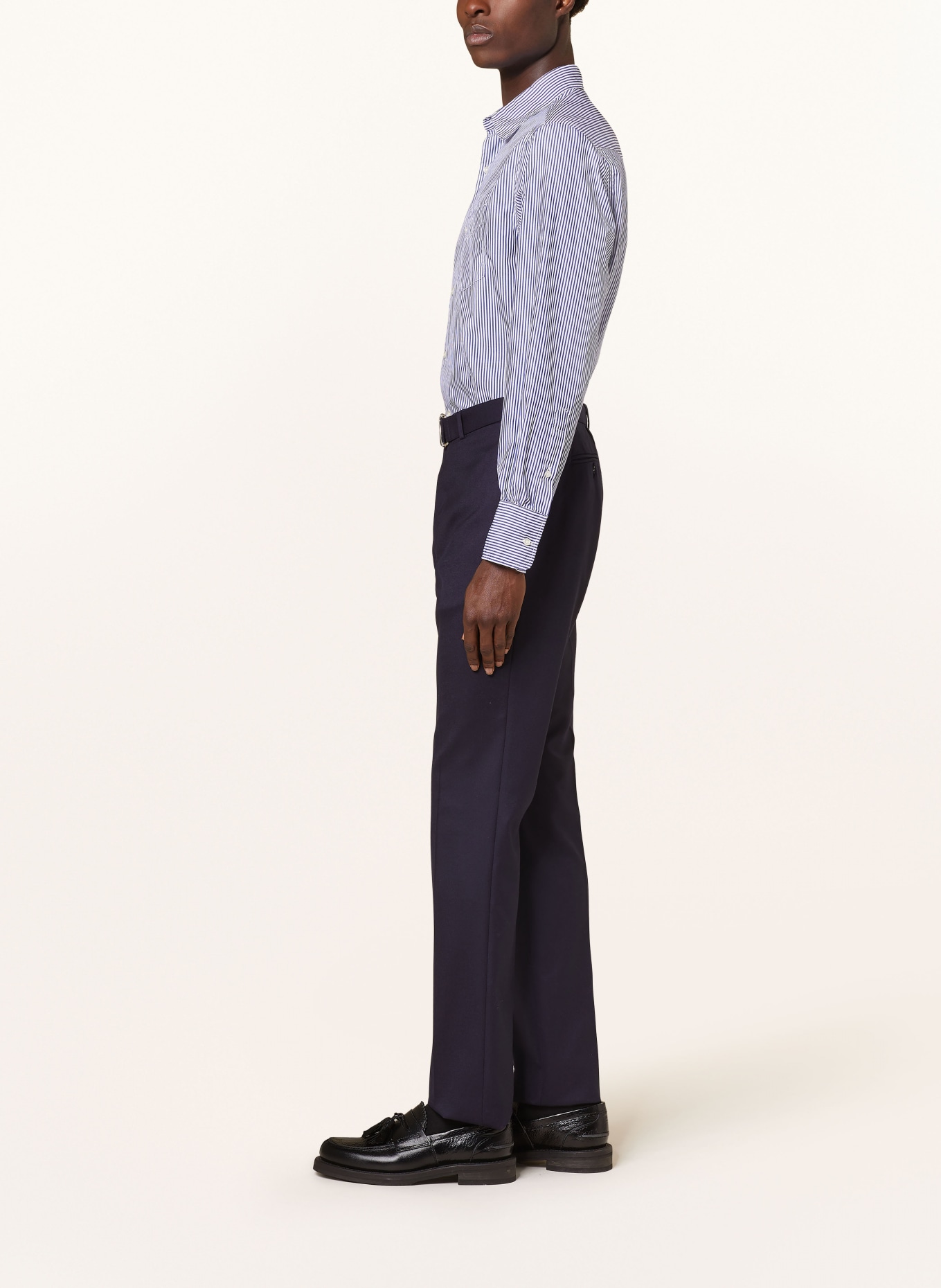 Officine Générale Oblekové kalhoty PAUL Regular Slim Fit, Barva: DARK NAVY (Obrázek 5)