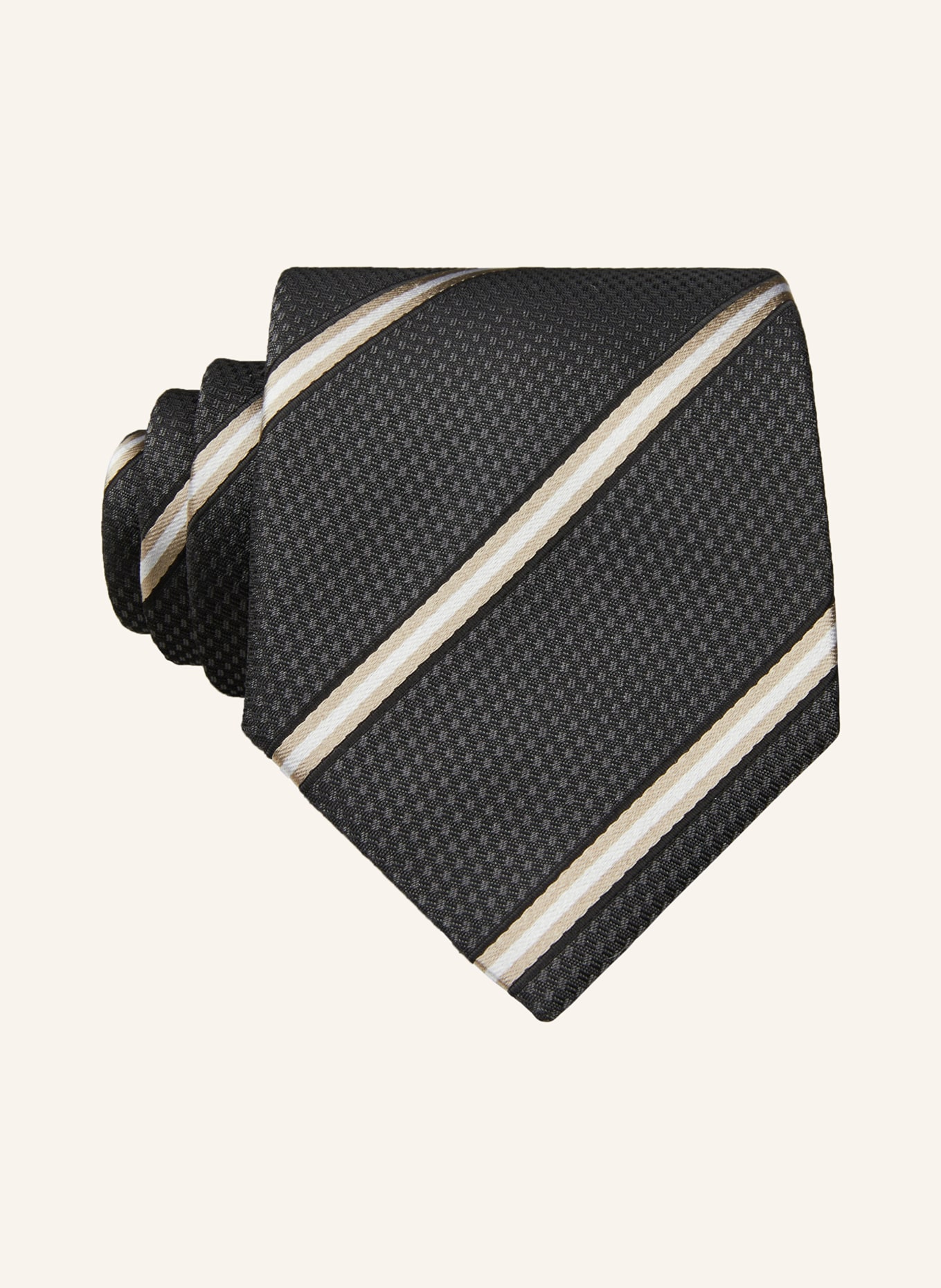 BOSS Krawatte, Farbe: GRAU/ WEISS/ DUNKELGRAU (Bild 1)