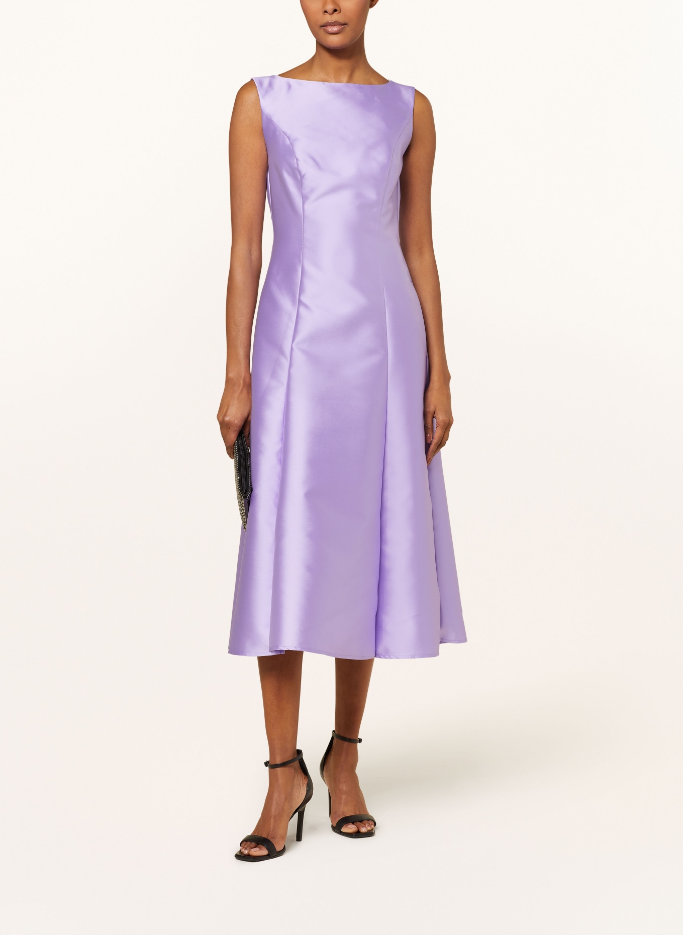 SWING Cocktail dress made of satin, Color: PURPLE (Image 2)