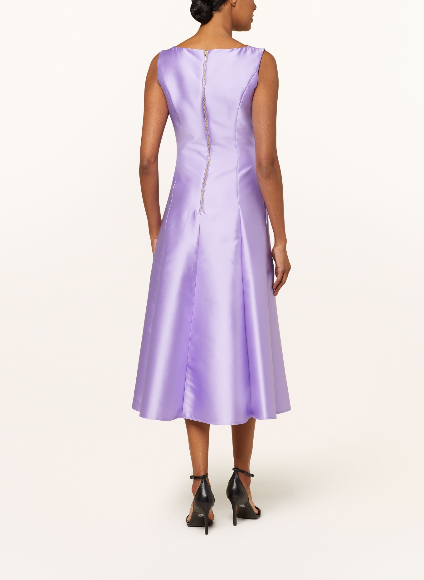 SWING Cocktail dress made of satin, Color: PURPLE (Image 3)