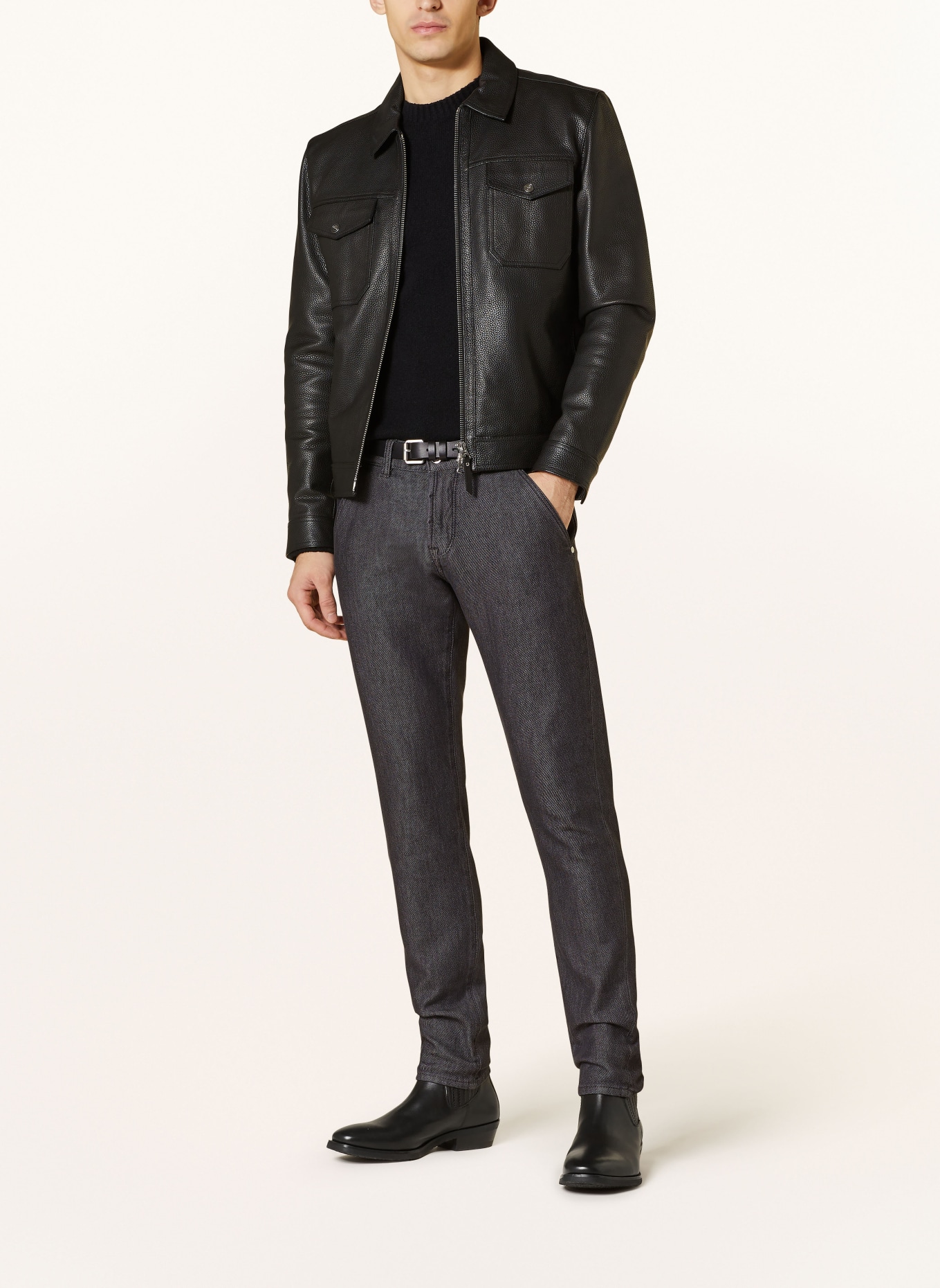 BALDESSARINI Jeans Extra Slim Fit, Farbe: 9811 black stonewash (Bild 2)