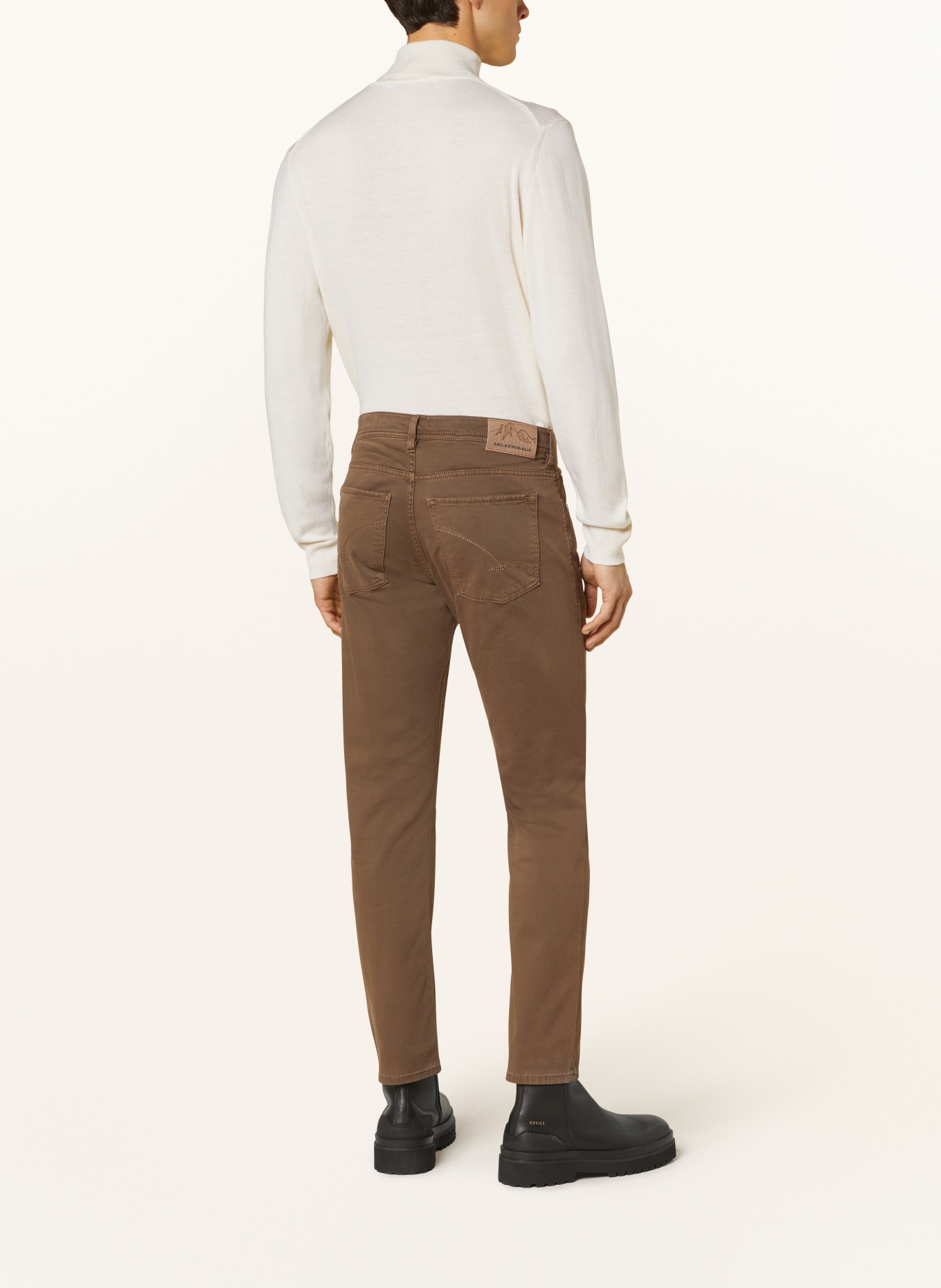 BALDESSARINI Trousers regular fit, Color: BROWN (Image 3)