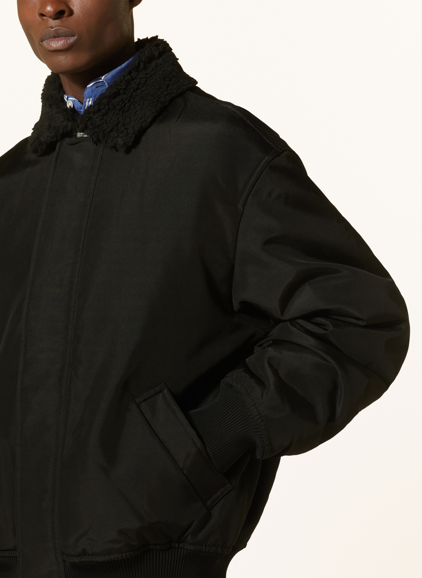 Acne Studios Bomber jacket, Color: BLACK (Image 4)