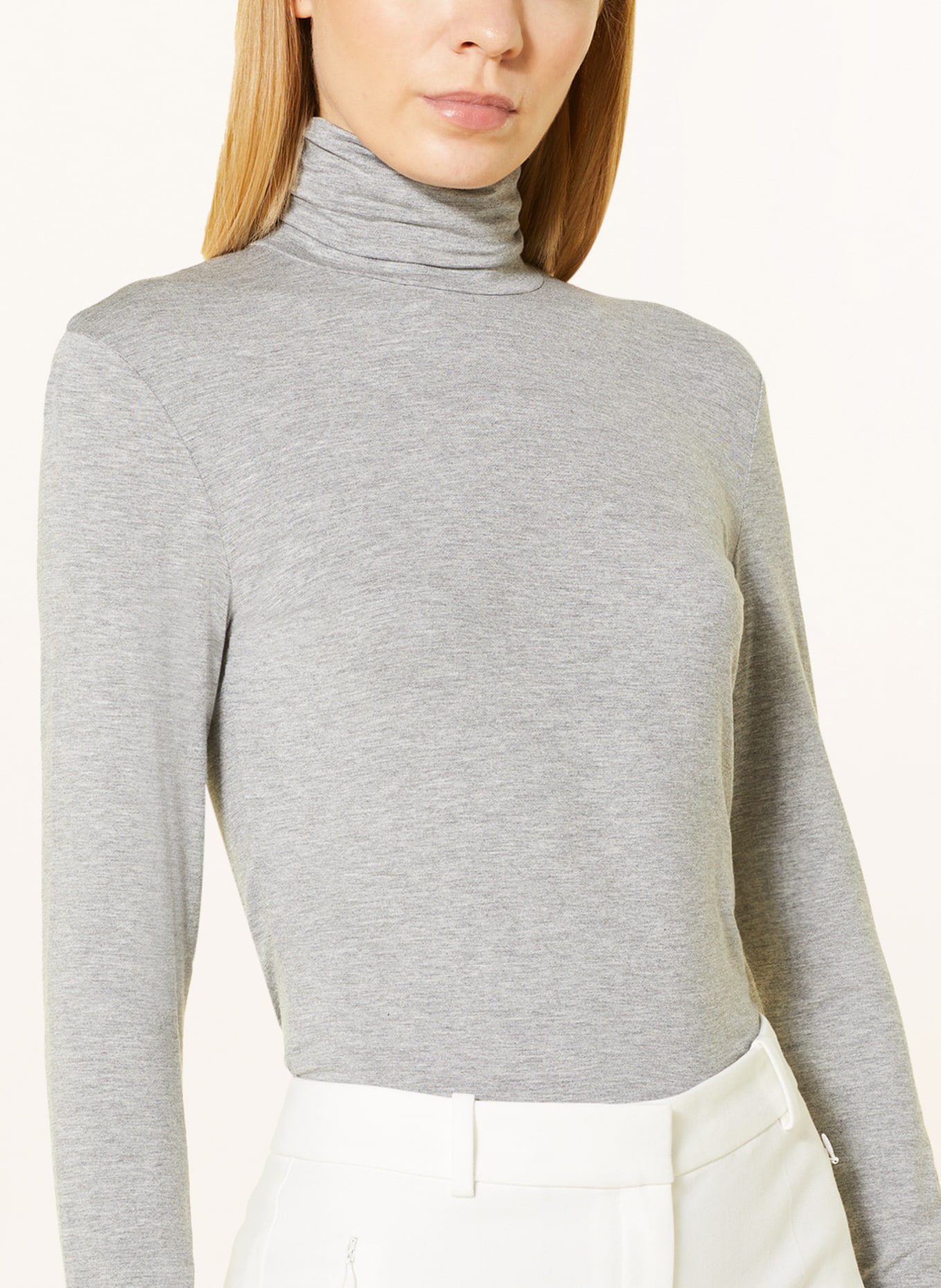 MaxMara LEISURE Turtleneck shirt DEDE, Color: GRAY (Image 4)