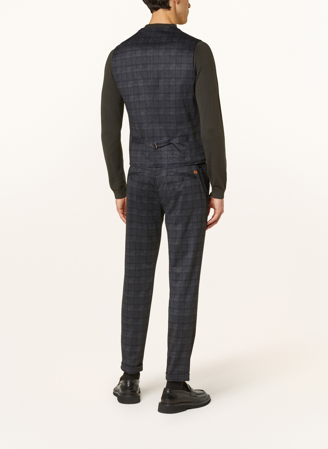 CG - CLUB of GENTS Suit vest MOSLEY slim fit, Color: 63 BLAU DUNKEL (Image 4)
