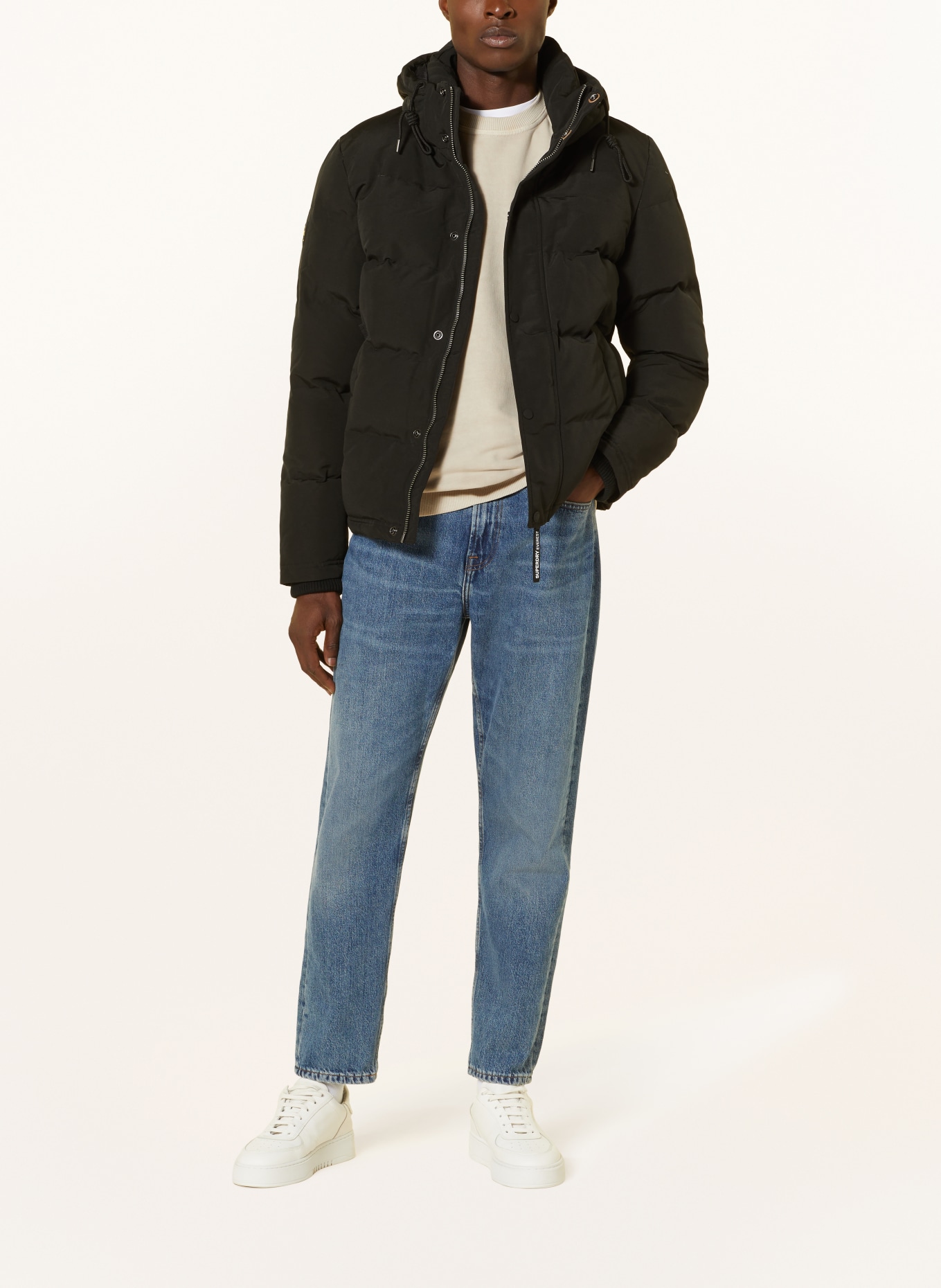 Superdry Quilted jacket EVEREST, Color: BLACK (Image 2)